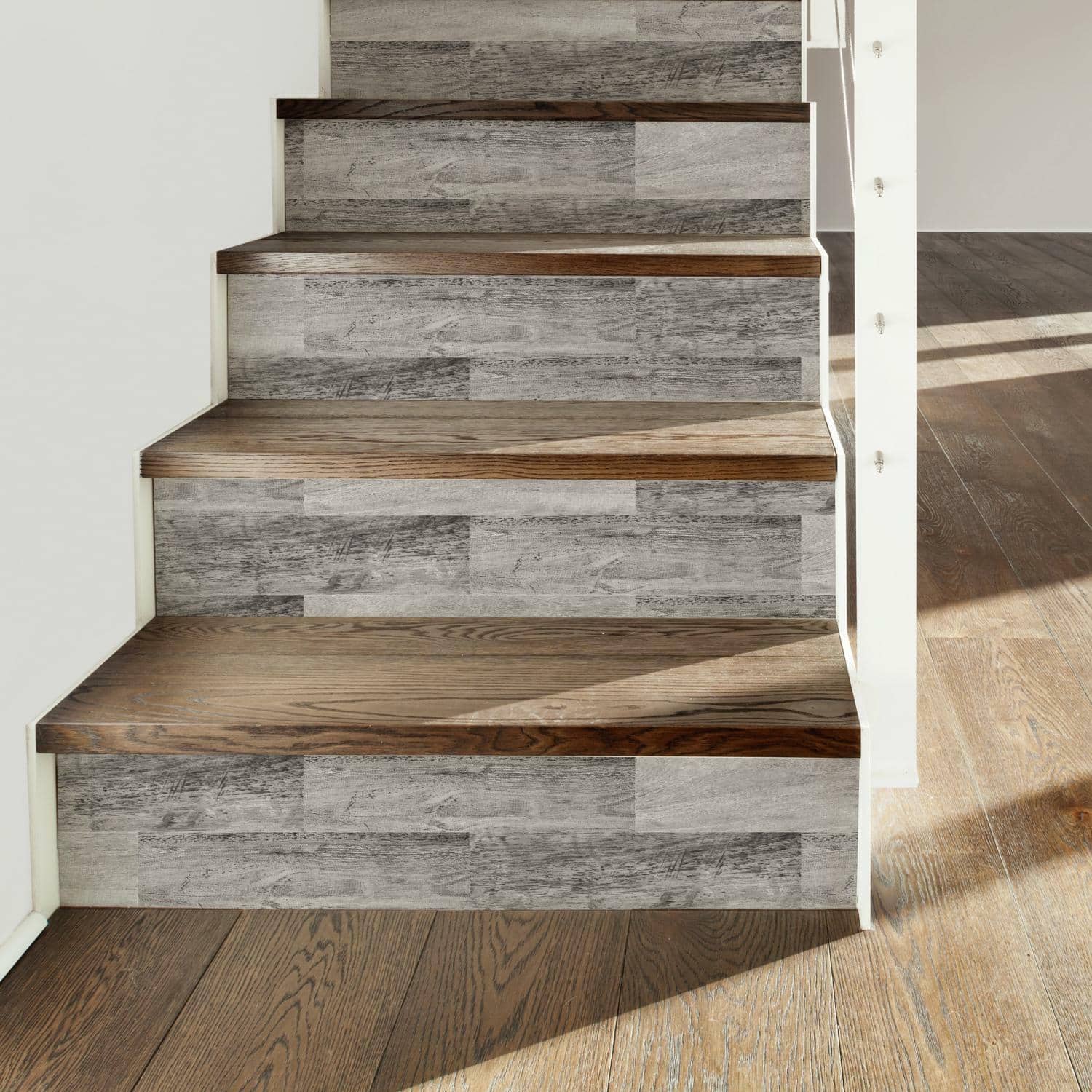 RoomMates Gray Barn Wood Plank Peel & Stick Decals