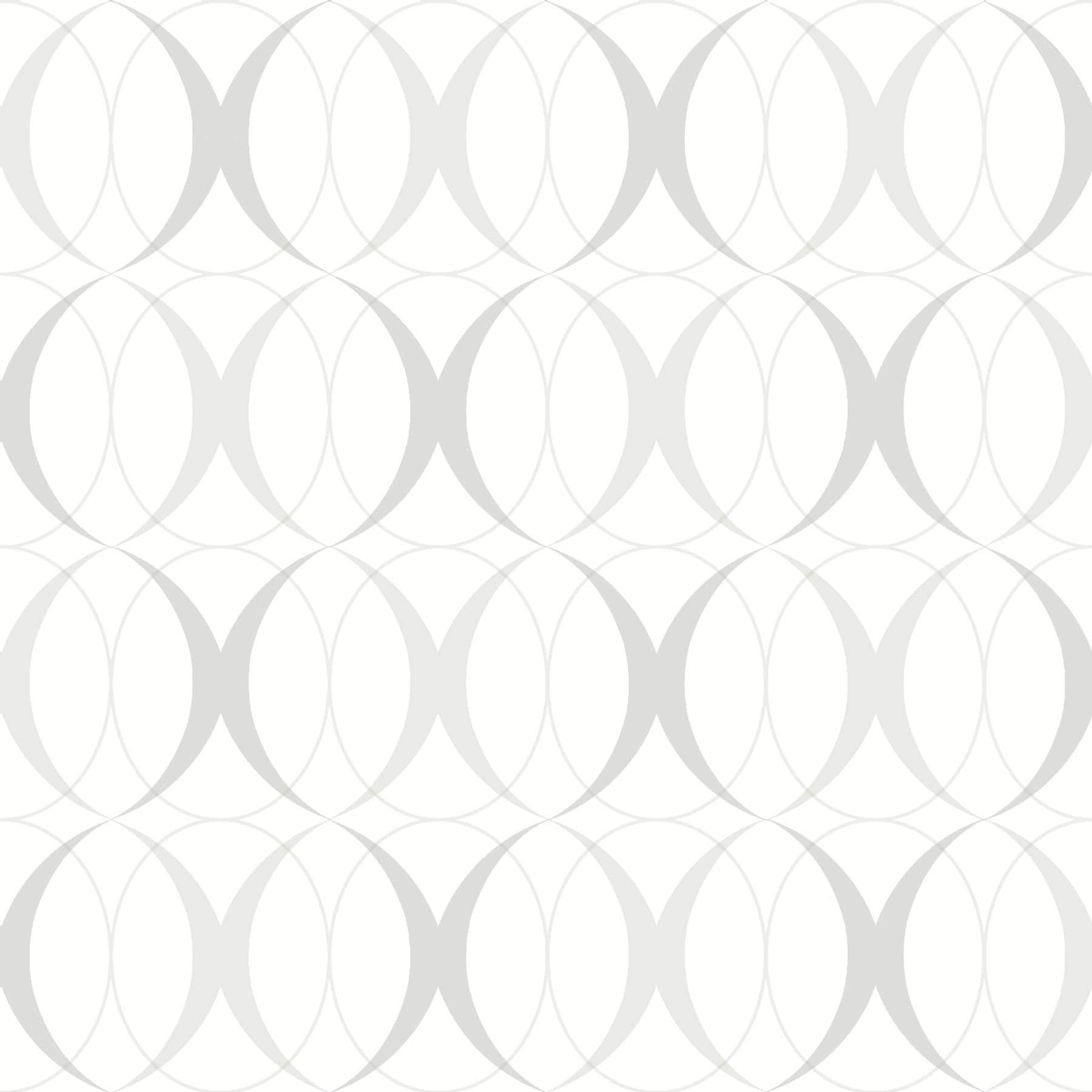 NuWallpaper Circulate Light Silver Peel & Stick Wallpaper