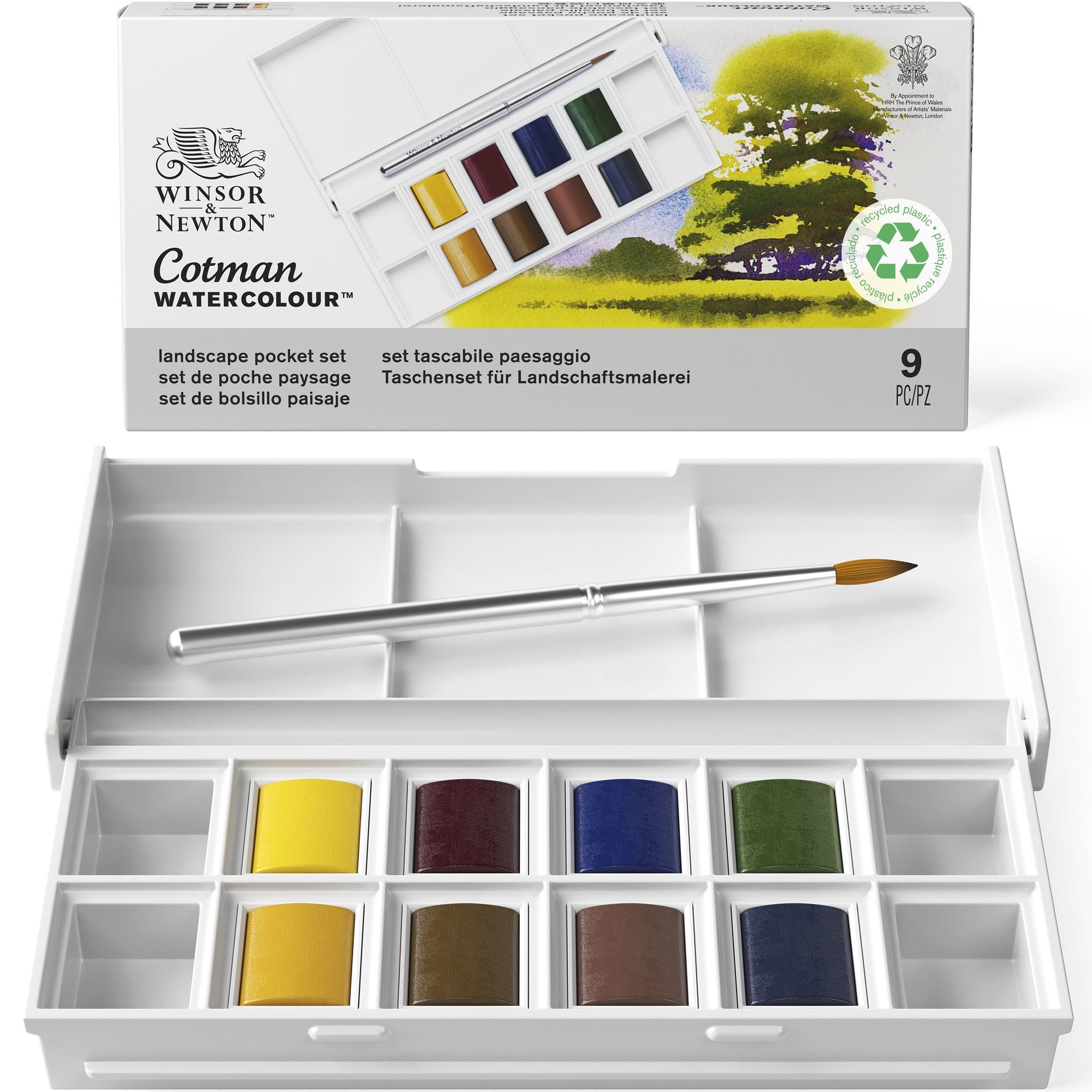 Winsor & Newton® Cotman® Watercolor Landscape Pocket Set