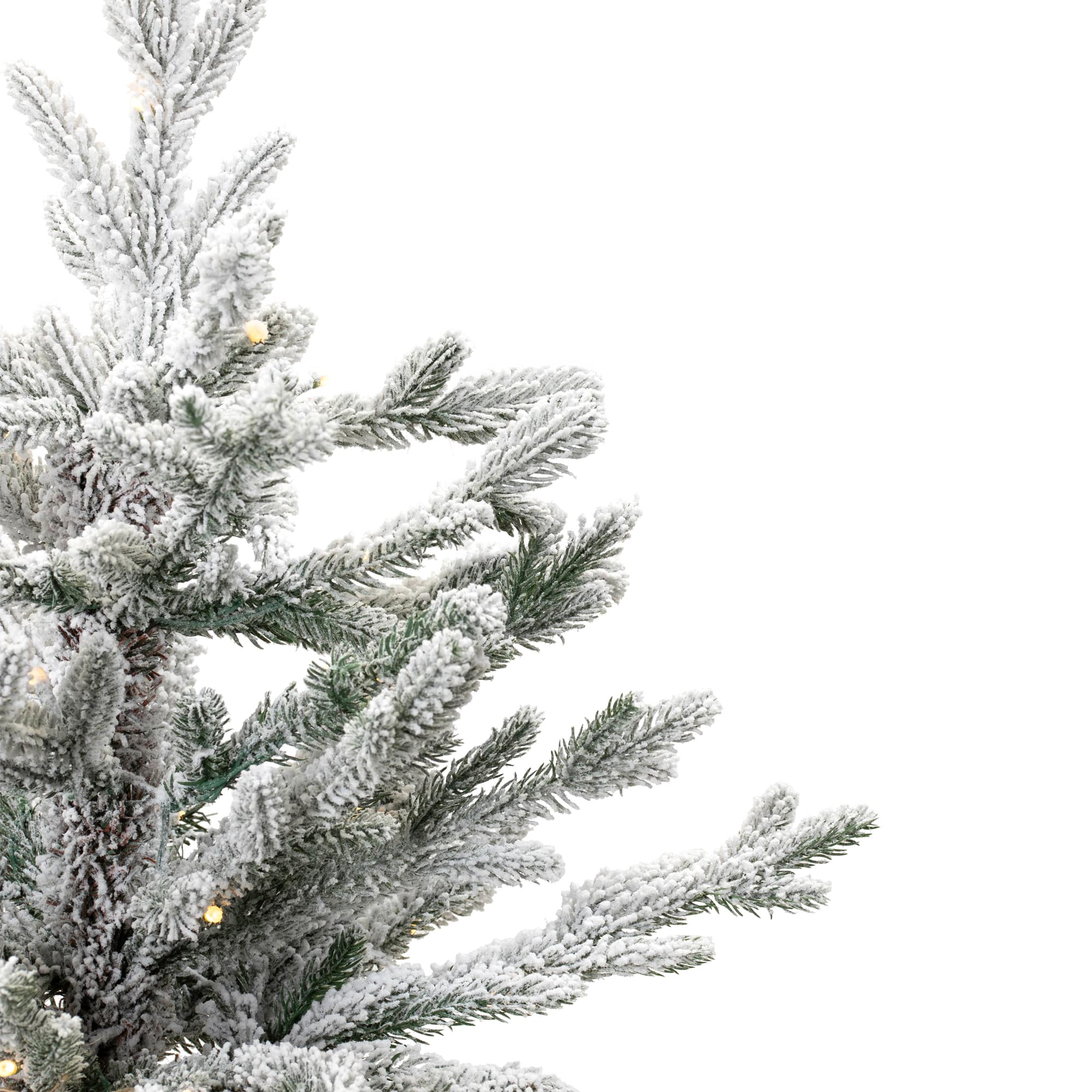 2ft. Pre-Lit Tamarack Pine Artificial Christmas Tree with Burlap Base