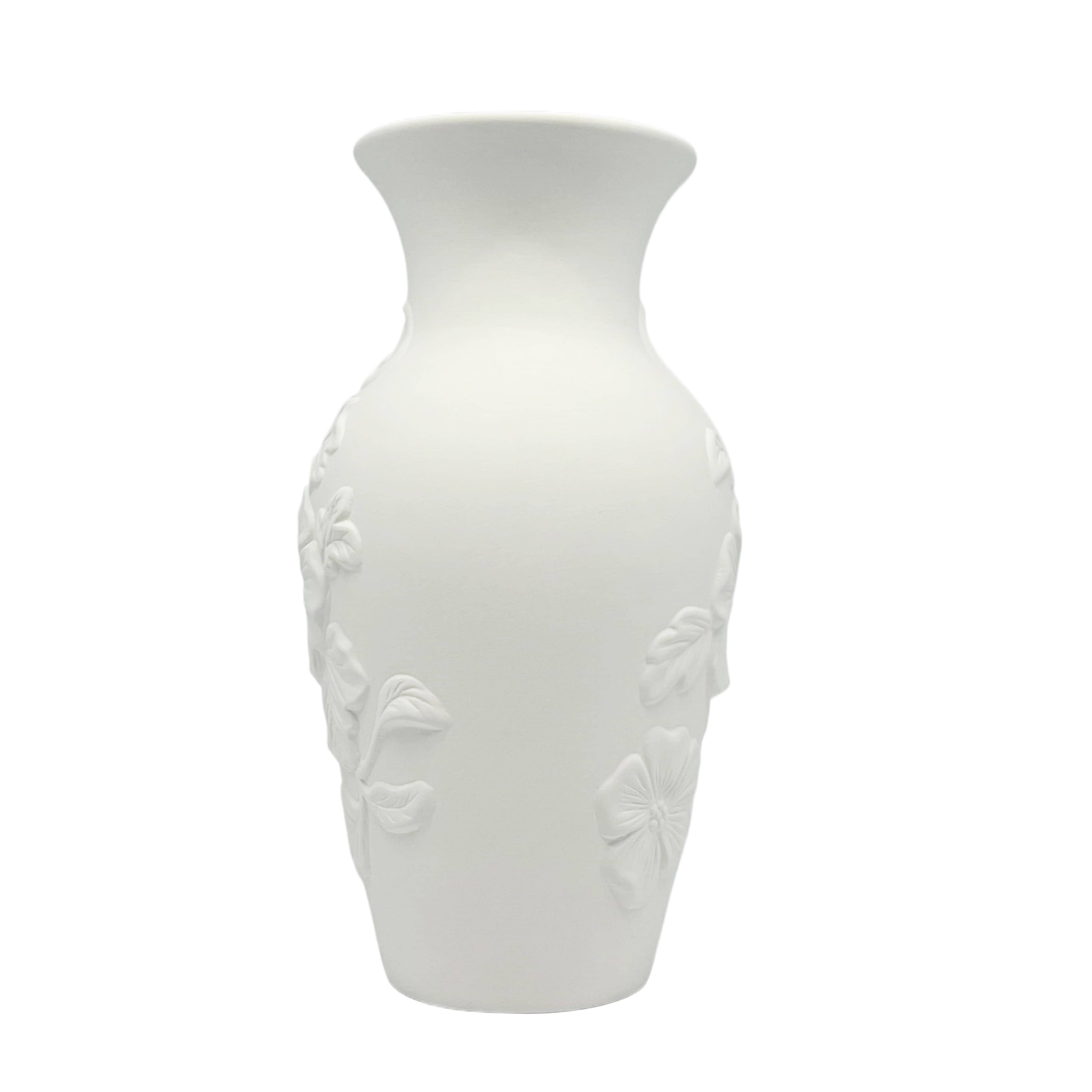 8" Embossed Floral DIY Ceramic Vase by Make Market®