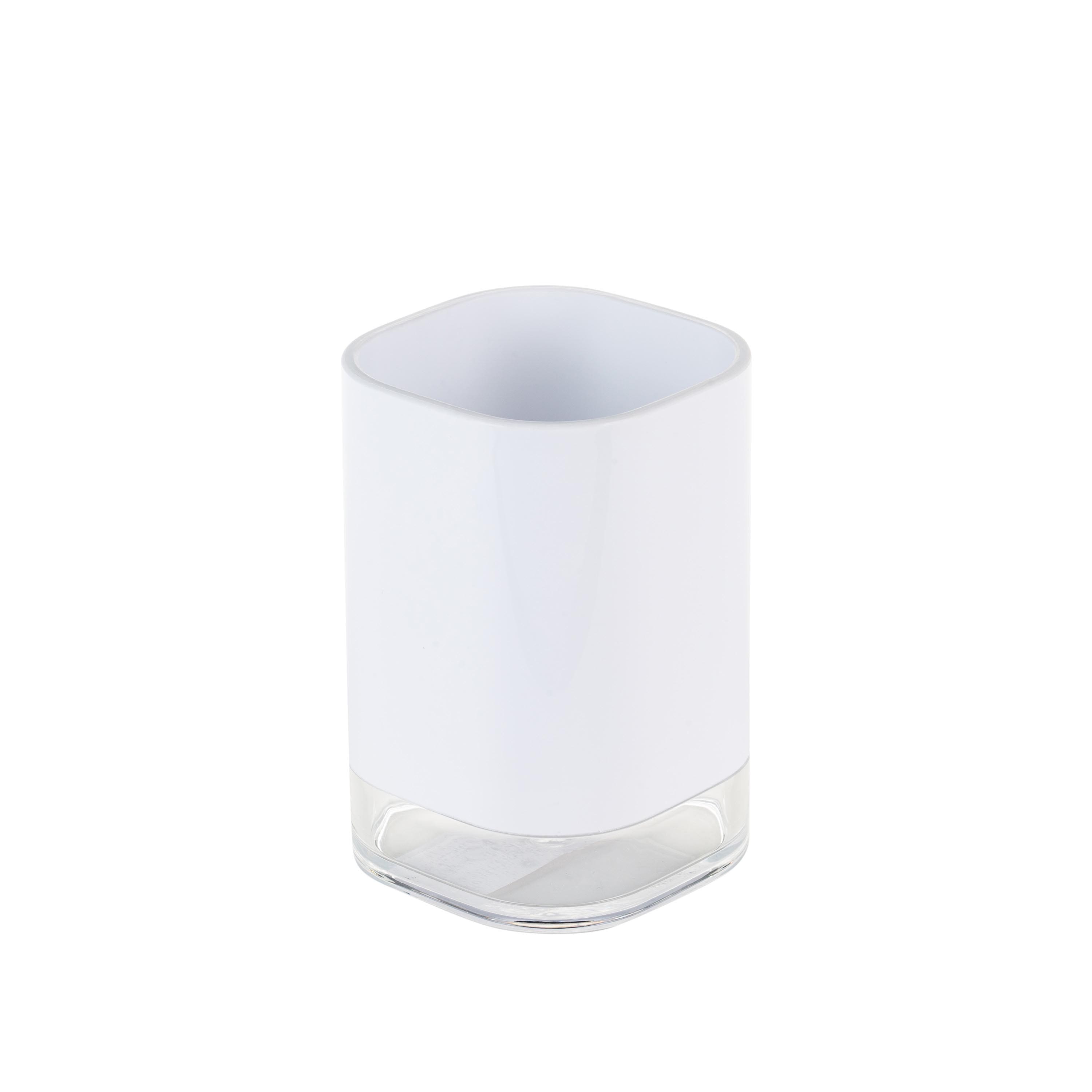 Bath Bliss White 6 Piece Acrylic Bathroom Set
