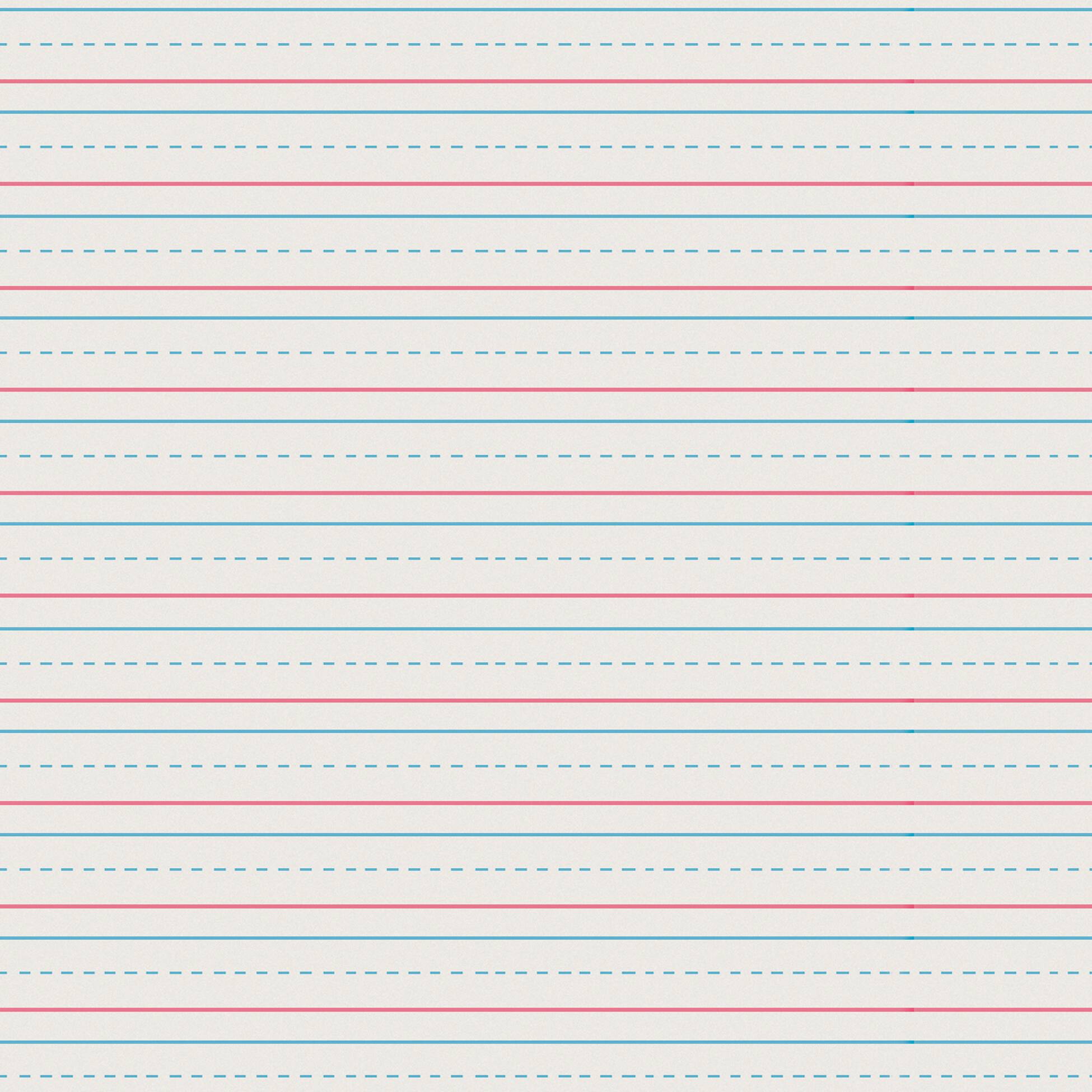Pacon® 8.5" x 11" Skip-A-Line Short Ruled Newsprint Handwriting Paper, 3 Packs of 500 Sheets