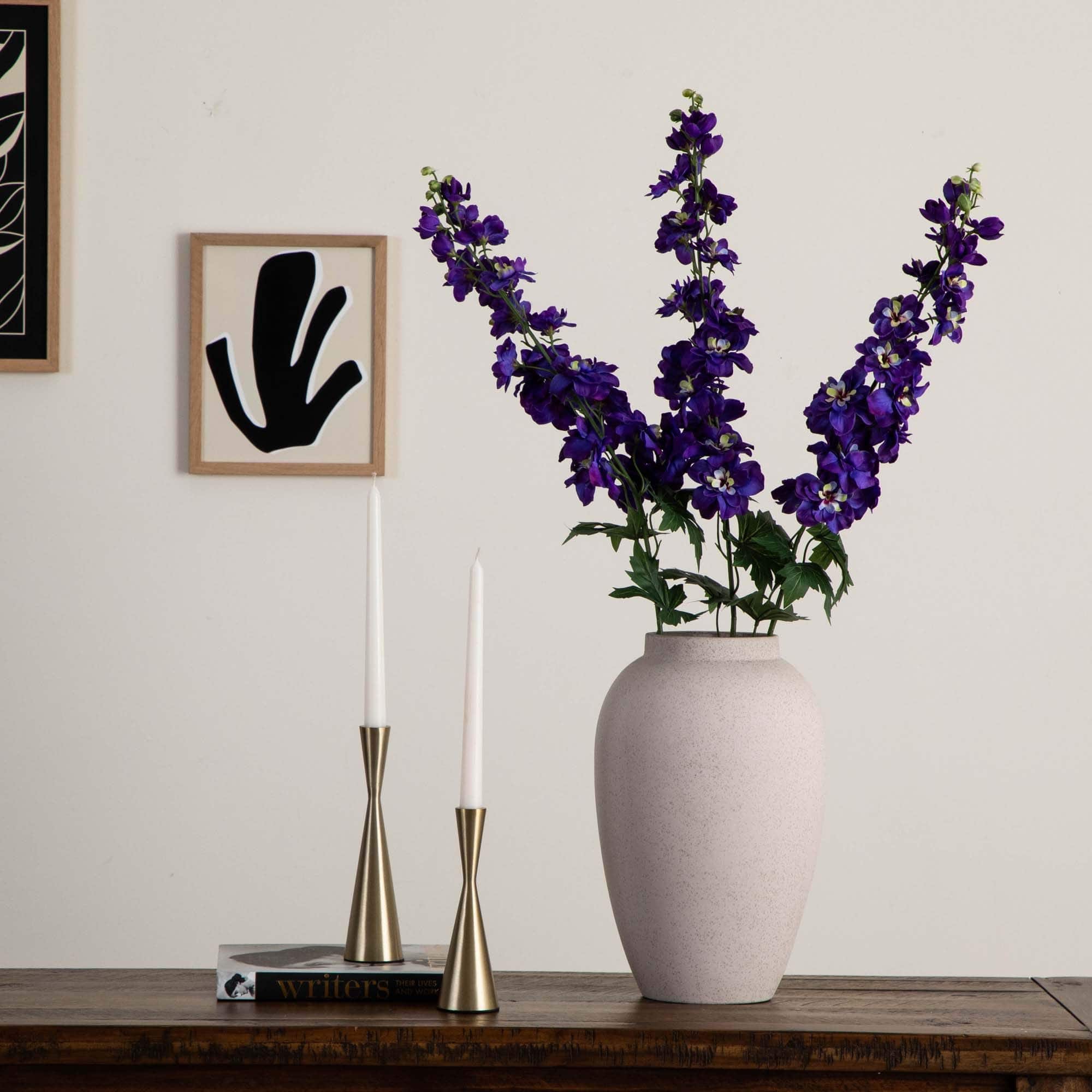 39" Delphinium Flower Stems