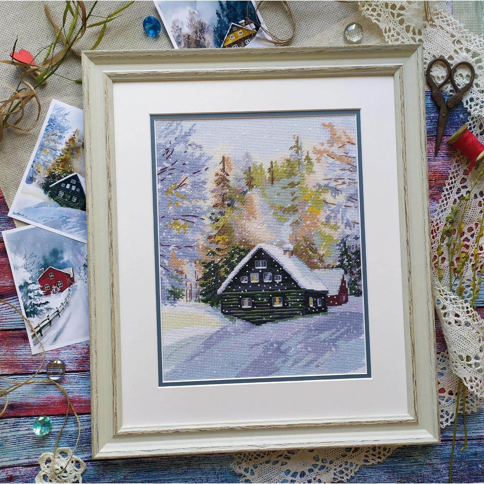 Oven Enchanted Forest Cross Stitch Kit