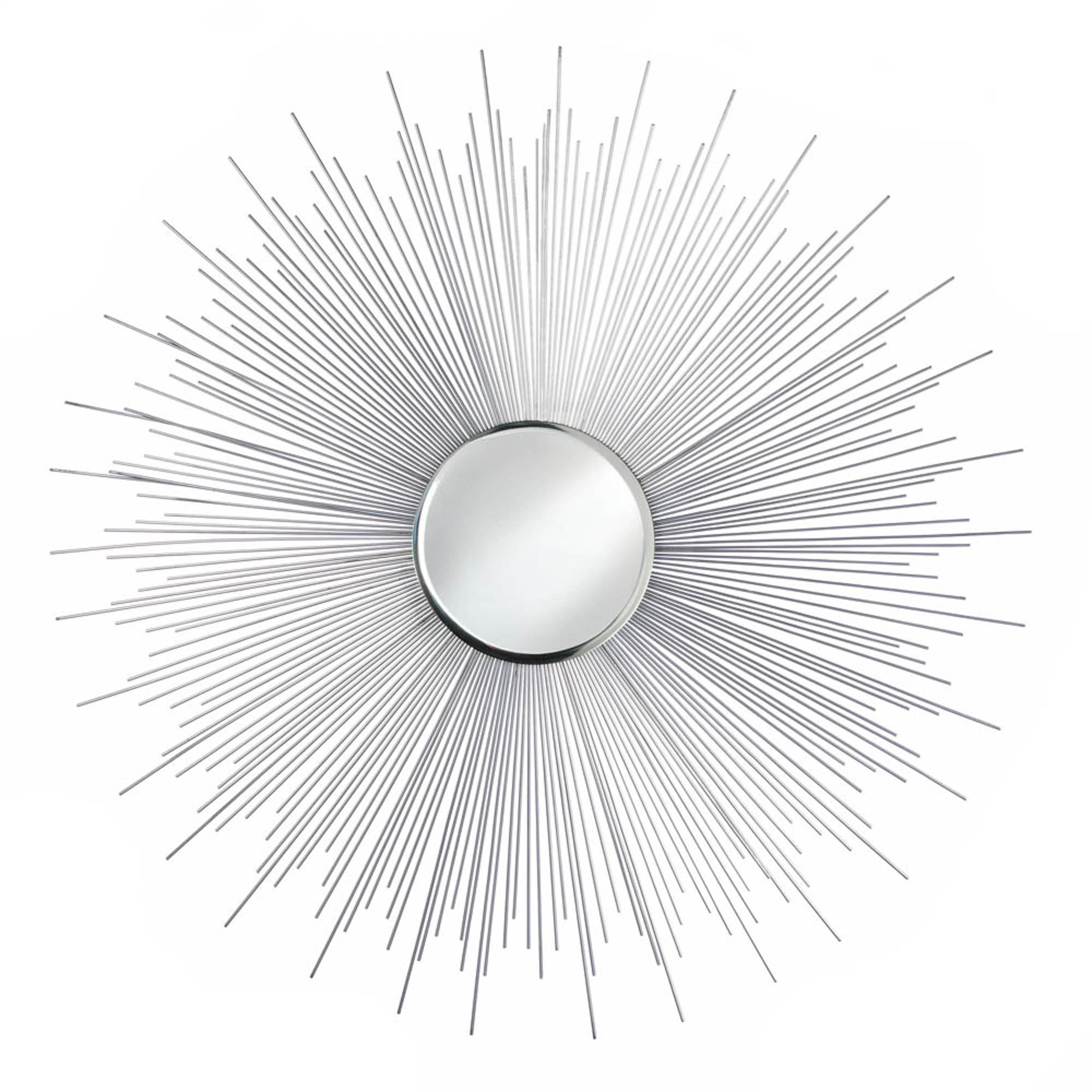 33" Silver Rays Mirror
