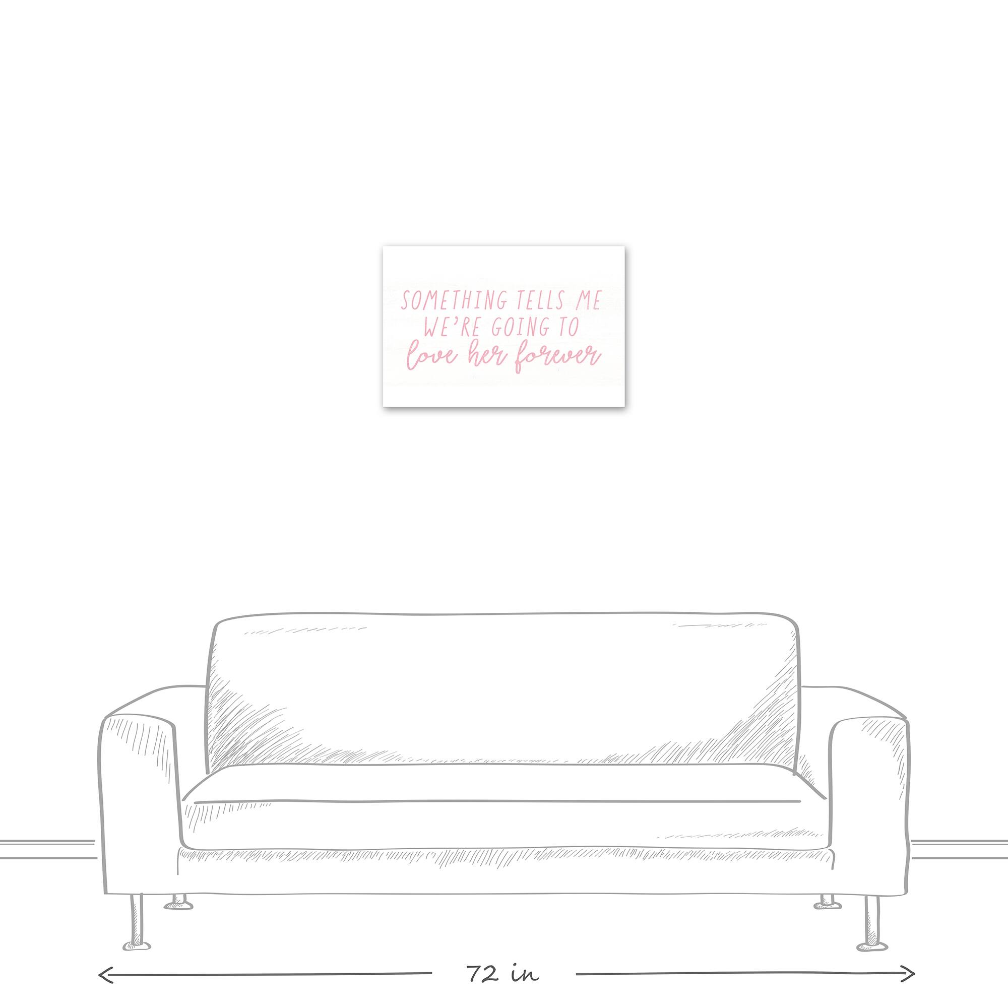 Love Her Forever 24" x 16" Canvas Wall Art