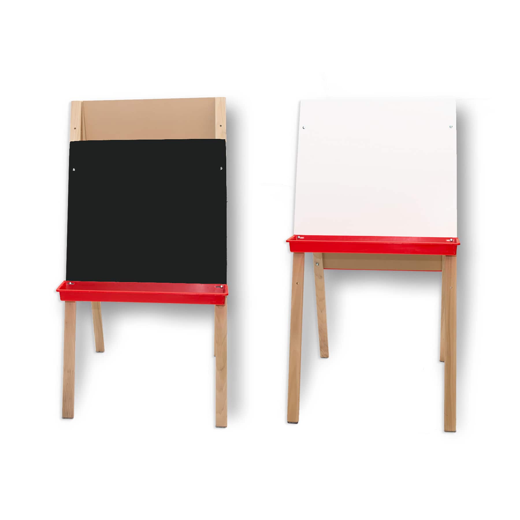 Crestline Products 48" x 24" Black Adjustable Double Easel