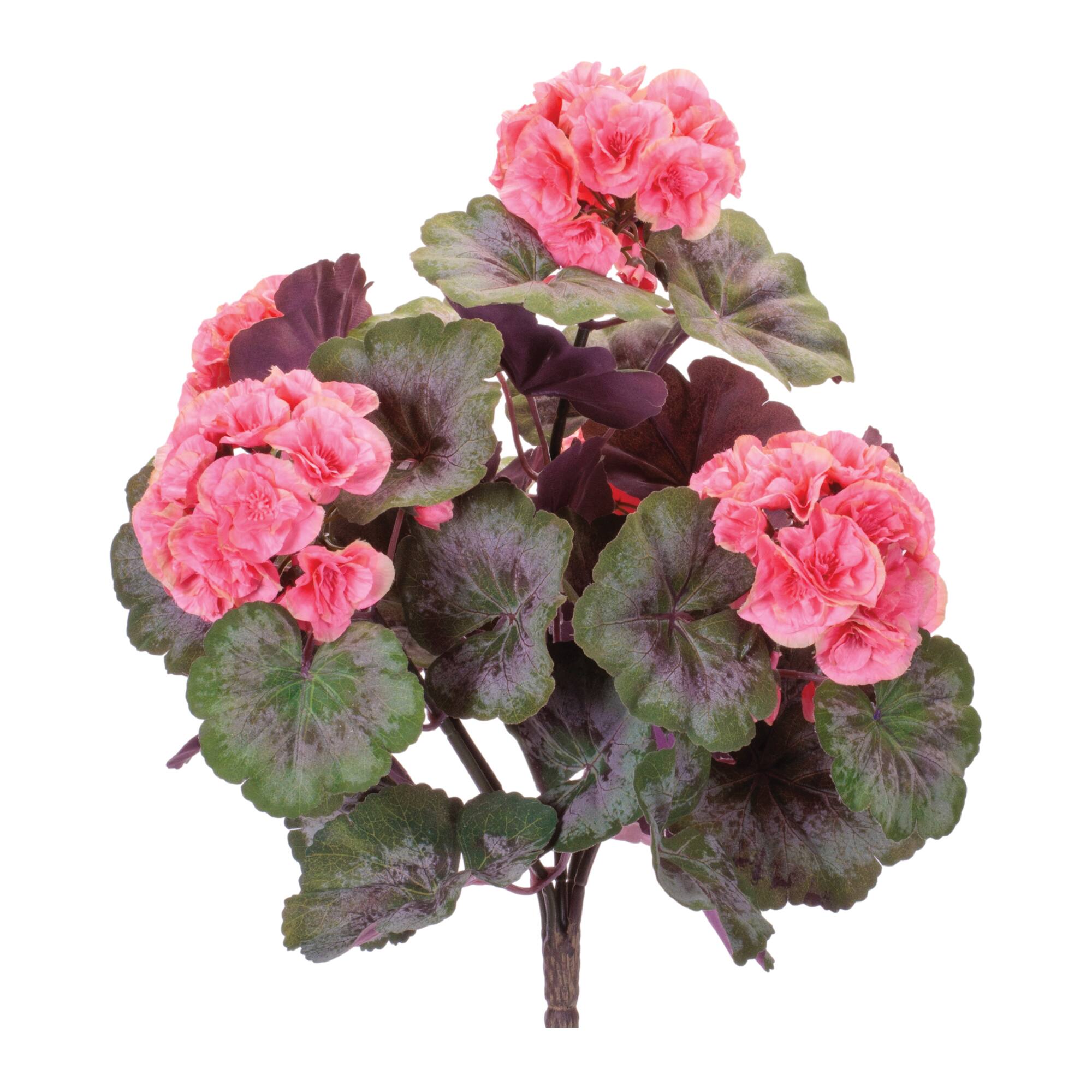 19" Geranium Floral Bushes, 2ct.