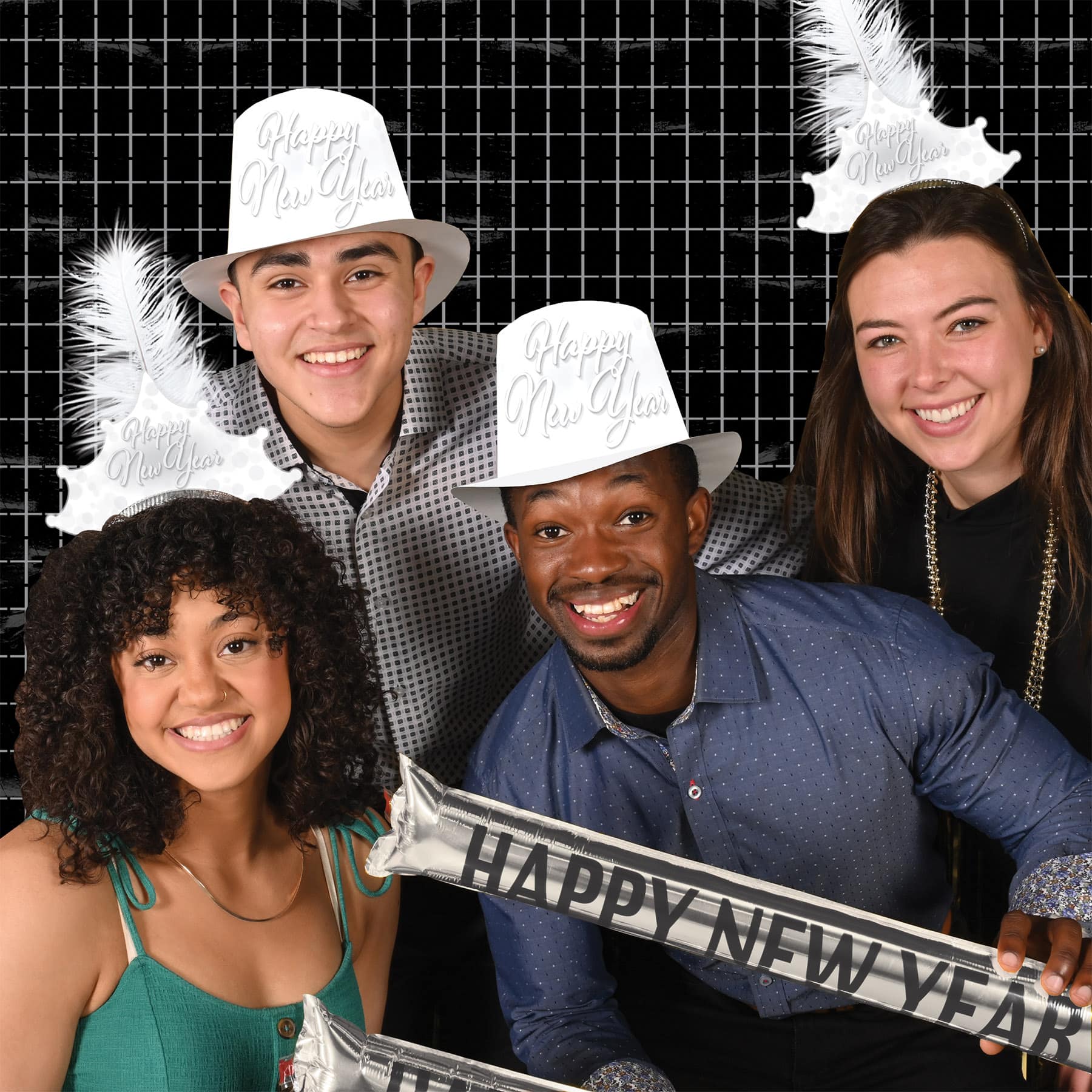 Beistle Adult Whiteout New Year Tiaras, 50ct.