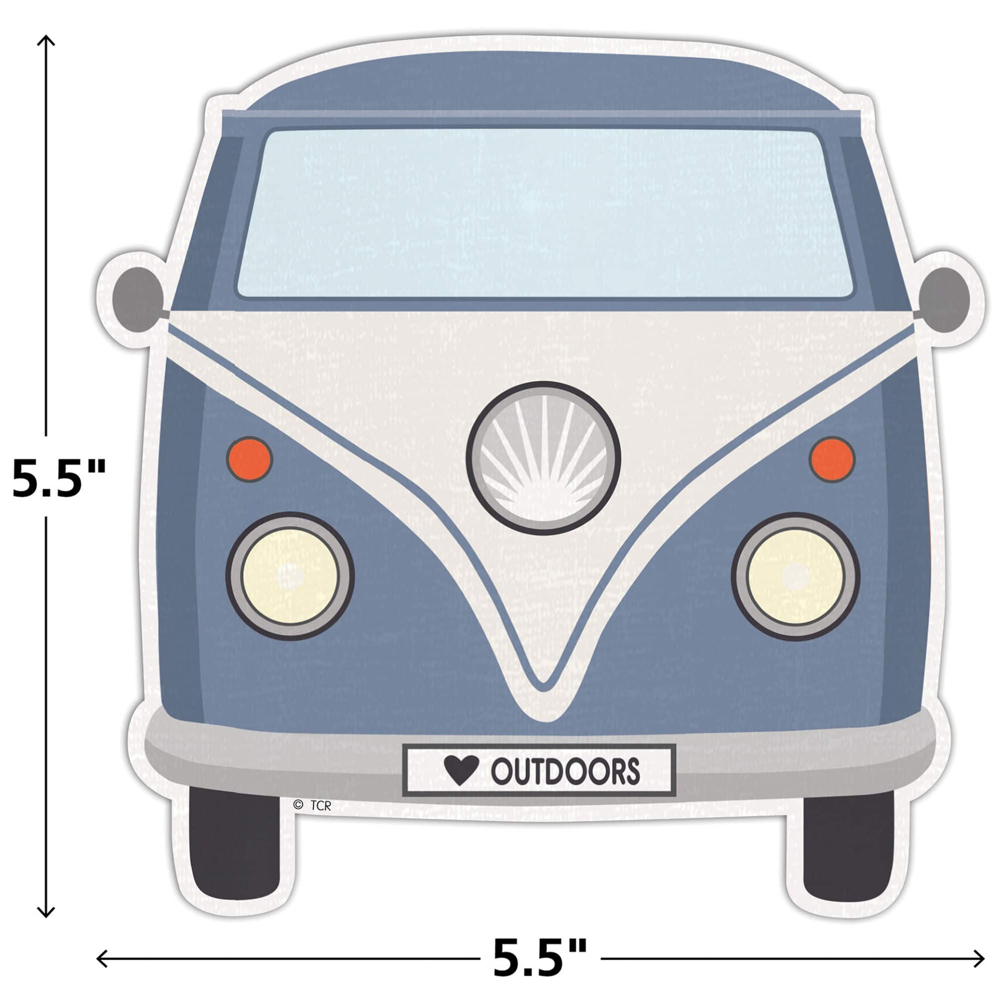 Teacher Created Resources® 5.5" Moving Mountains Road Trip Camper Vans Accents, 3 Packs of 30