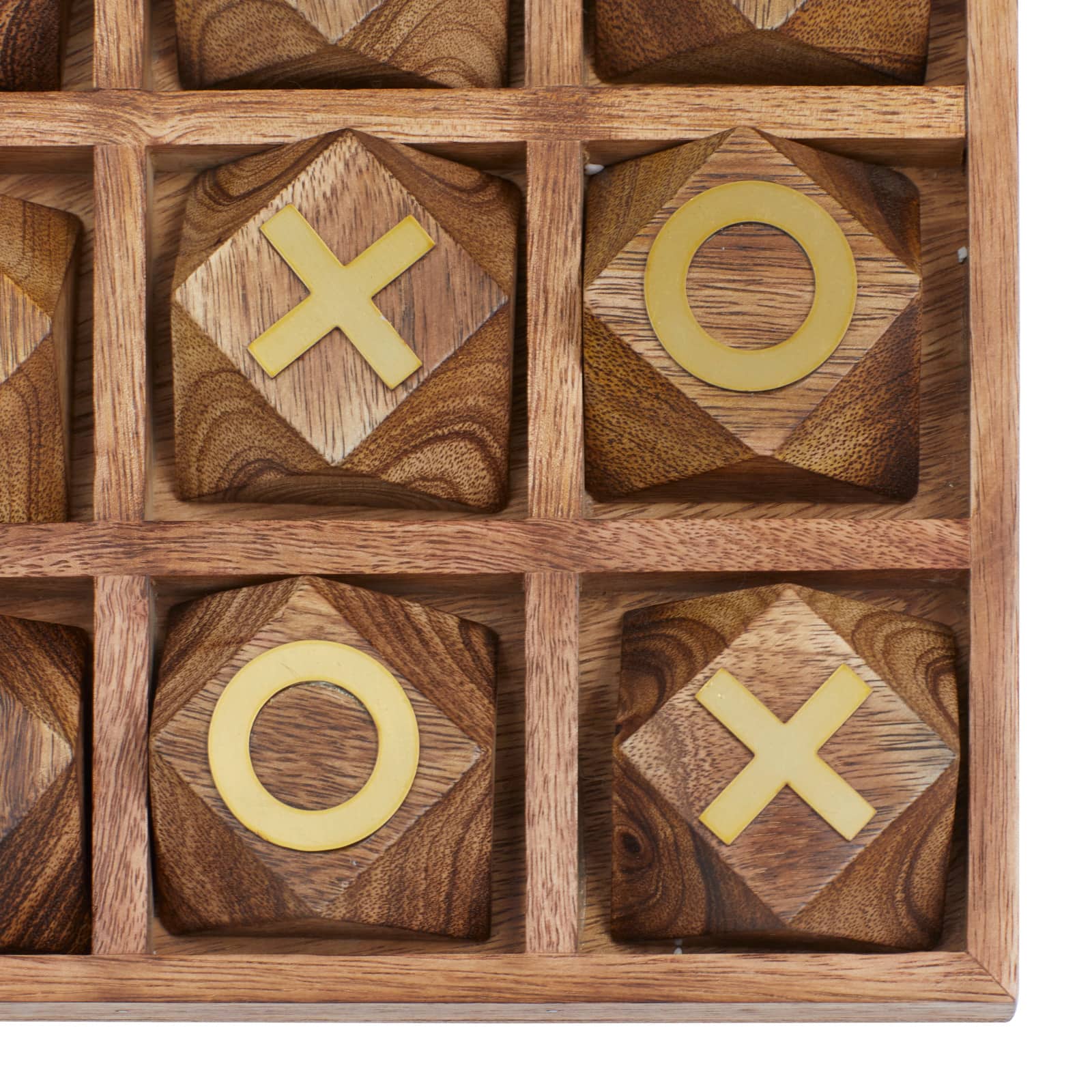 Brown Glam Game Set, 8" x 8" x 1"