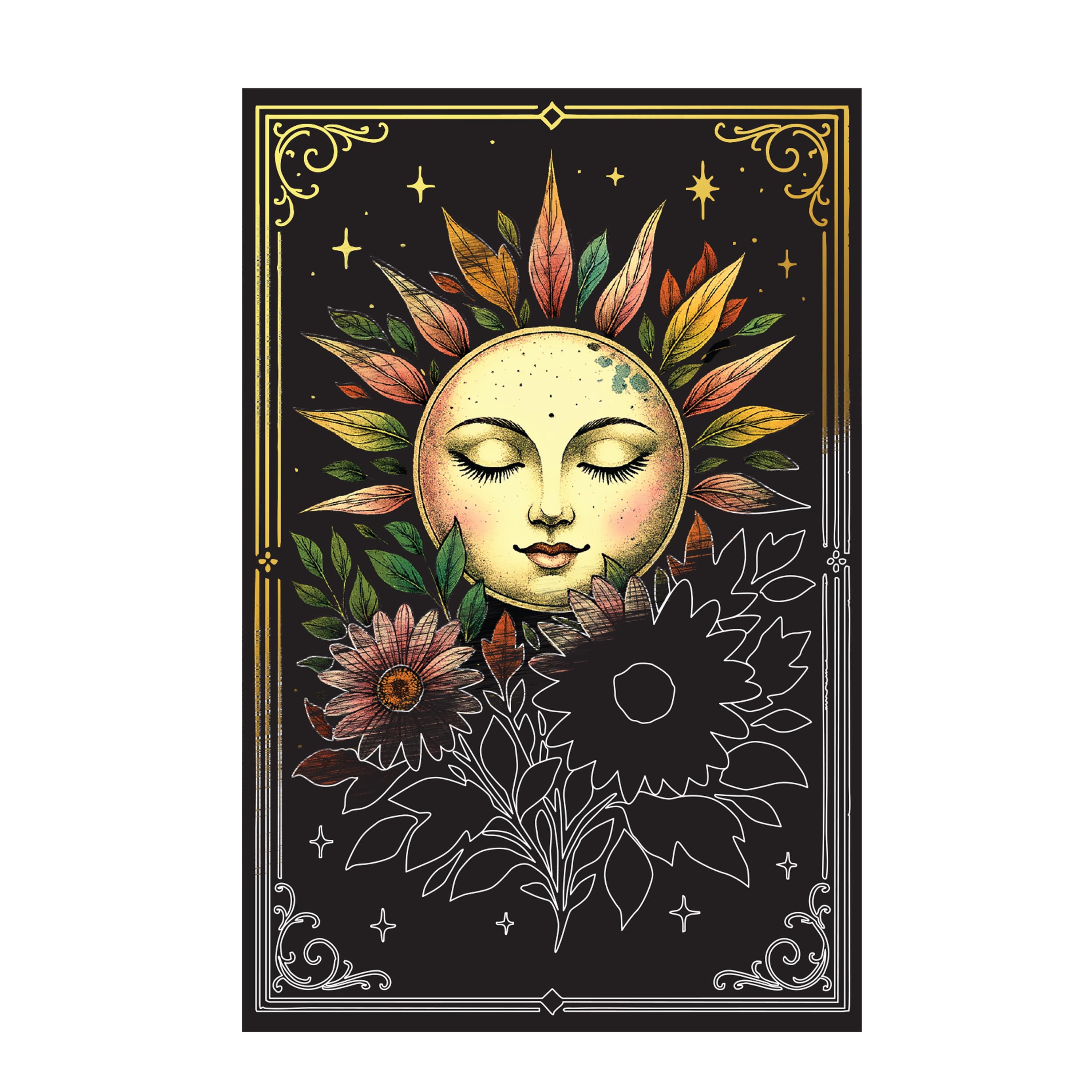 Brea Reese® Mini Moonlit Field Scratch Art Paper Pad