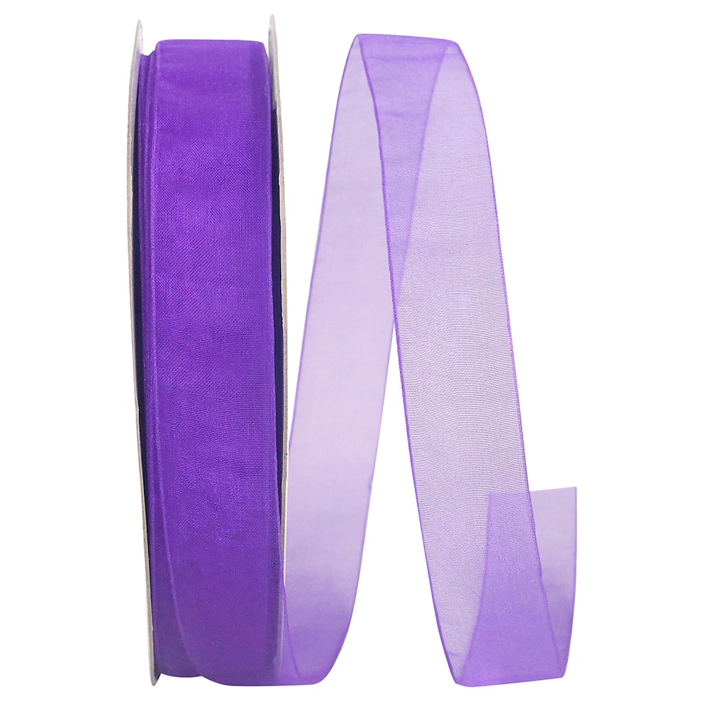 JAM Paper 7/8" x 100yd. Chiffon Mono Sheer Ribbon