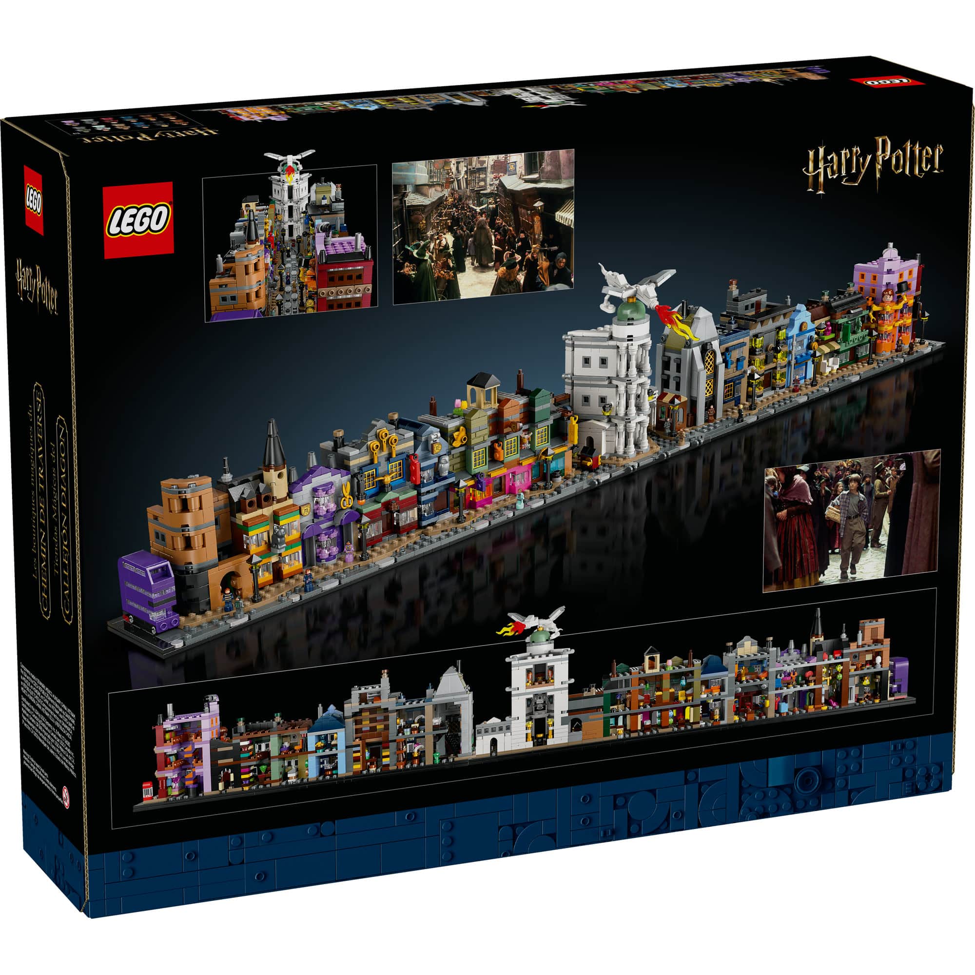 LEGO® Harry Potter™ Diagon Alley™ Wizarding Shops, Wizard Set for Adults 76444