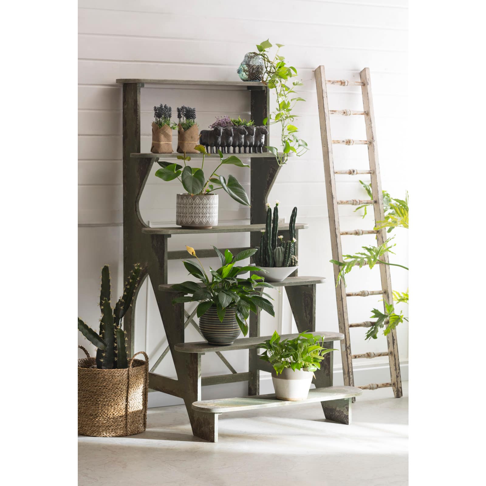 Hello Honey® Gray & White Stoneware Pots Set