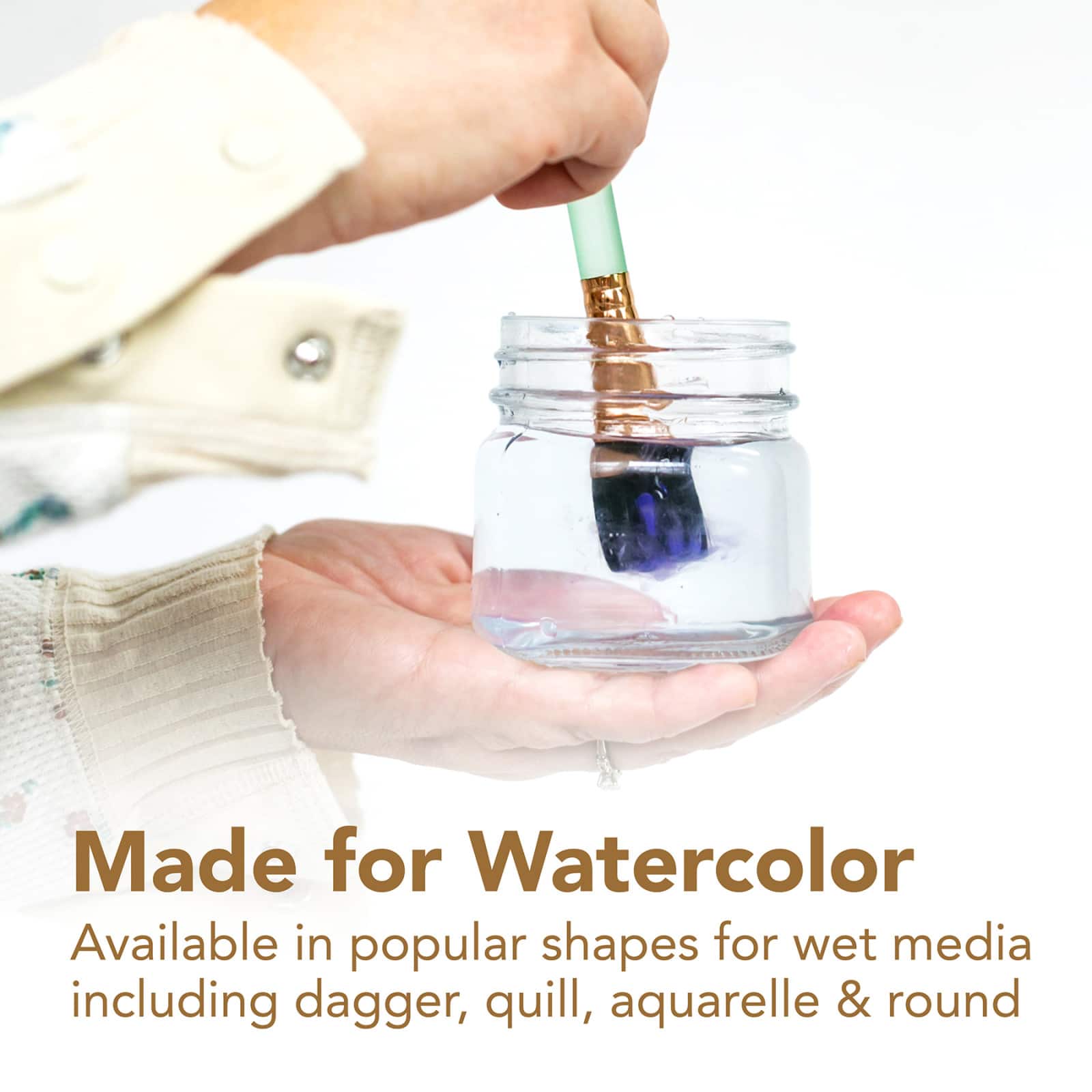 Princeton™ Neptune™ Series 4750 Synthetic Squirrel Watercolor Dagger Brush