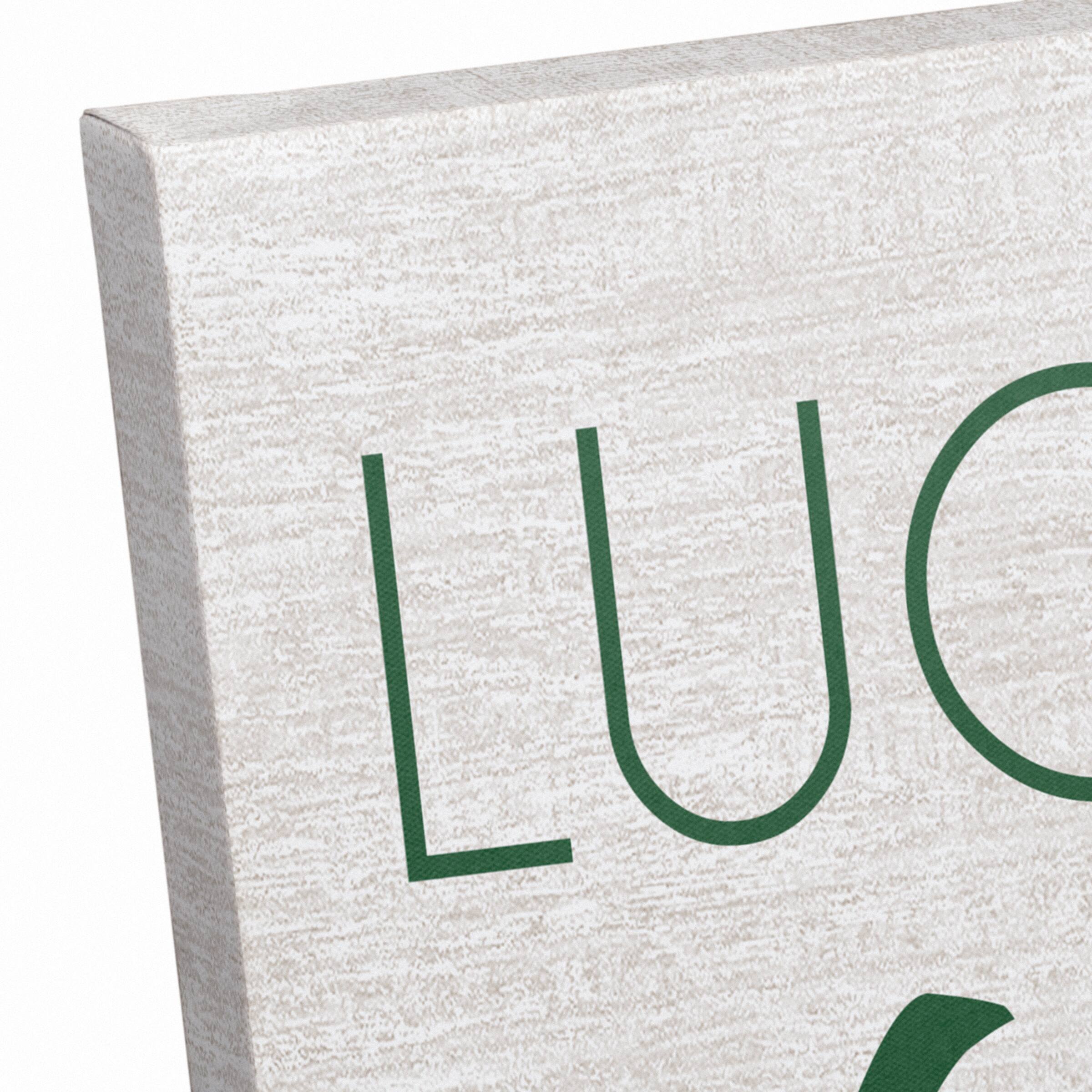Lucky To Be Blessed 16" x 20" Canvas Wall Art