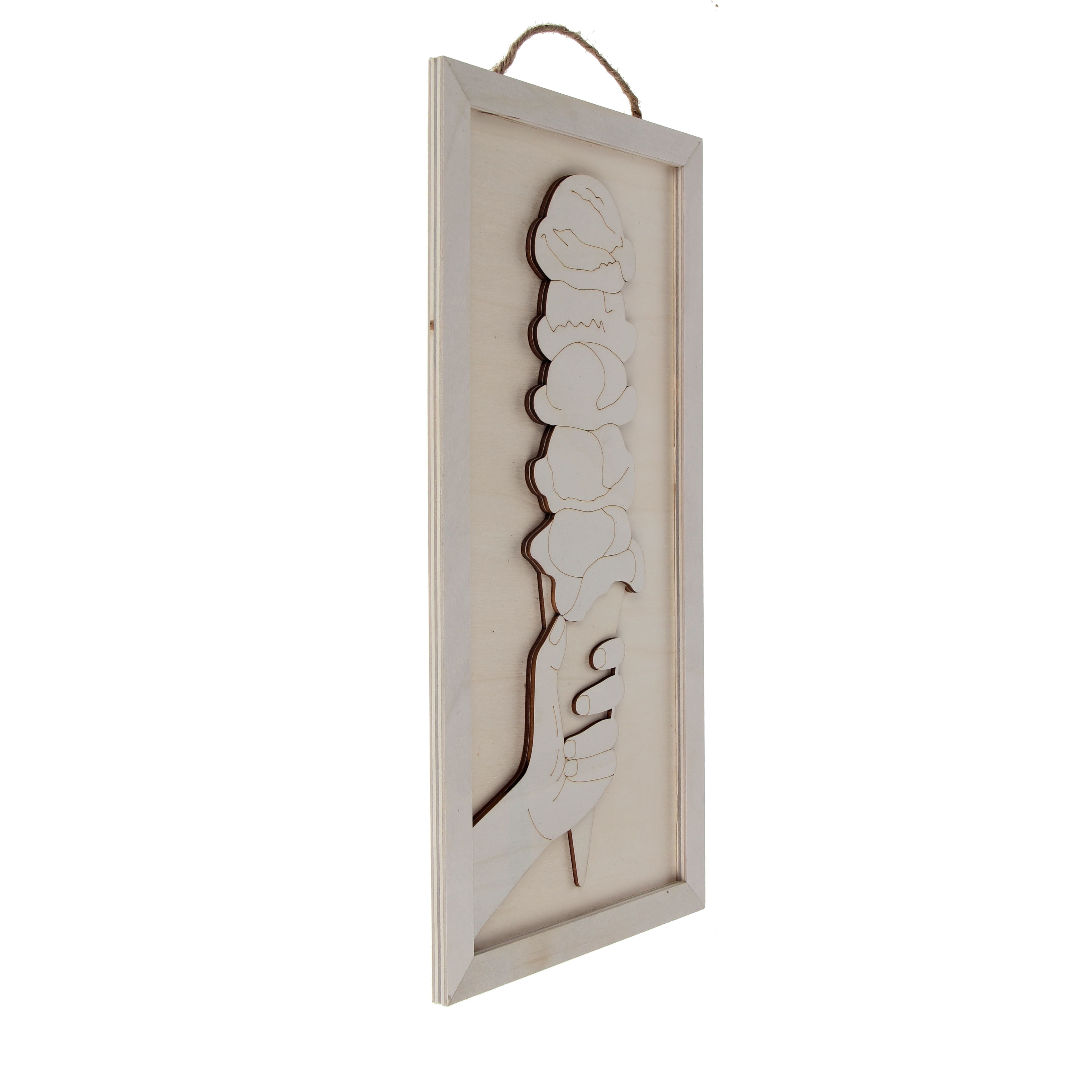 Jonathan Adler x Michaels 15.5" Ice Cream DIY Wood Plaque