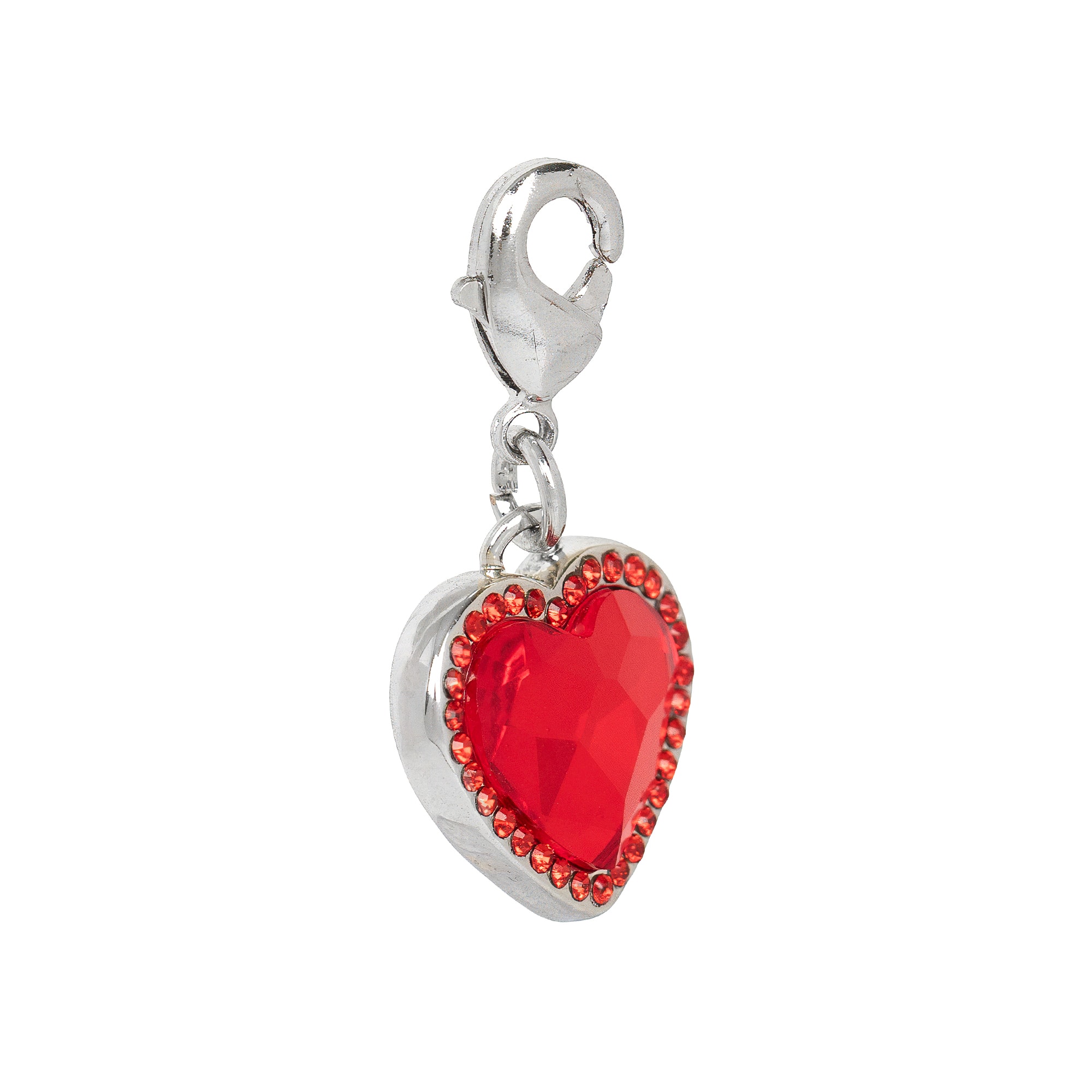 Light Siam Filagree Heart Austrian Crystal Charm by Bead Landing™