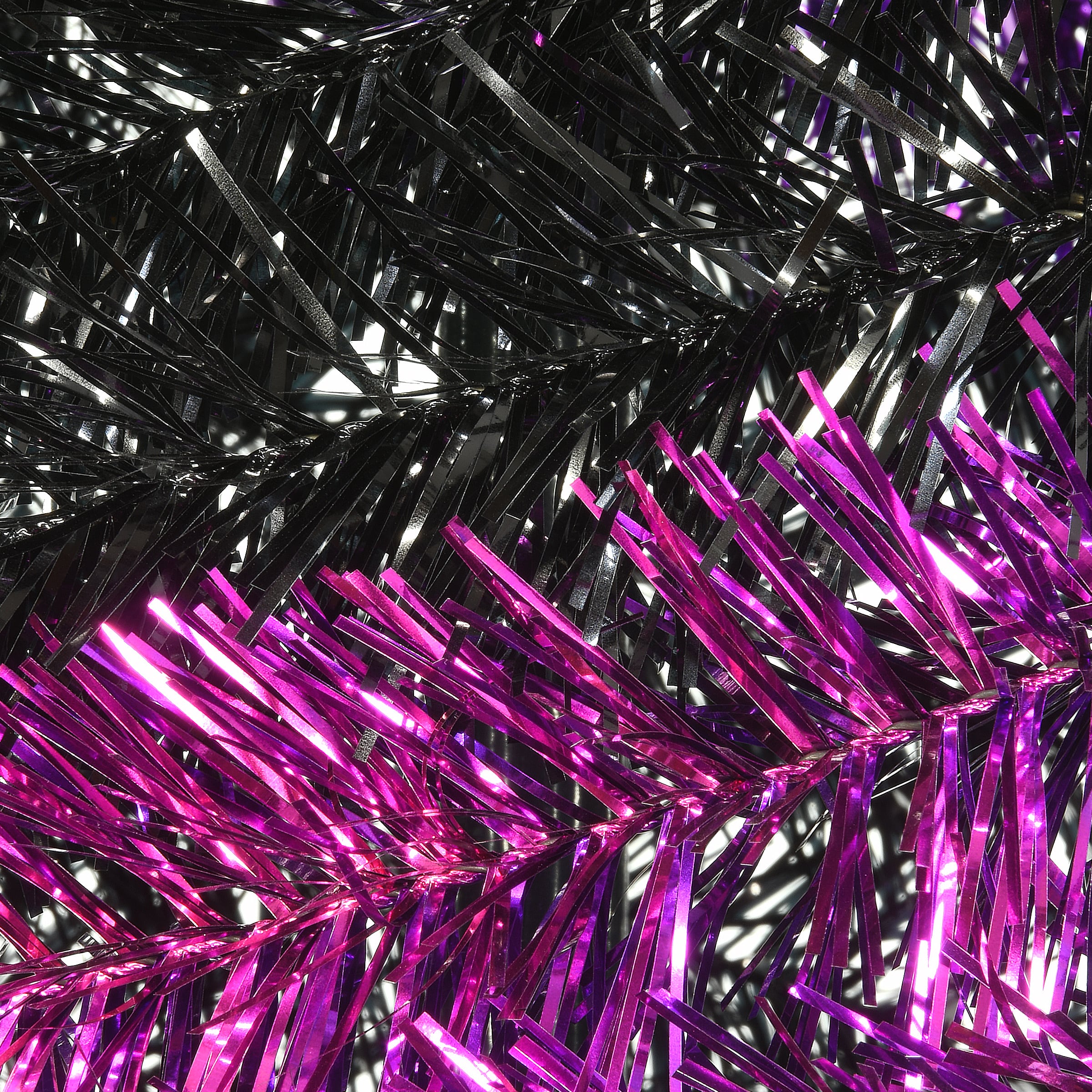 7.5ft. Unlit Purple & Black Pop-Up Artificial Halloween Tree
