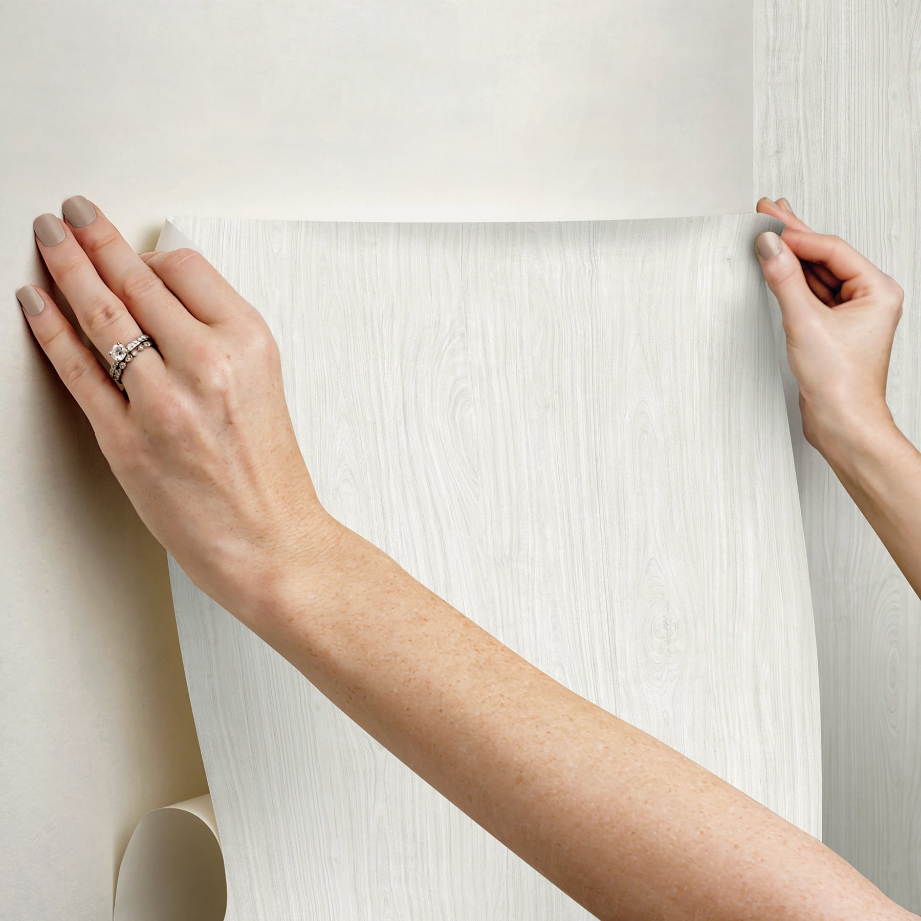 RoomMates Cherry Wood Peel & Stick Wallpaper
