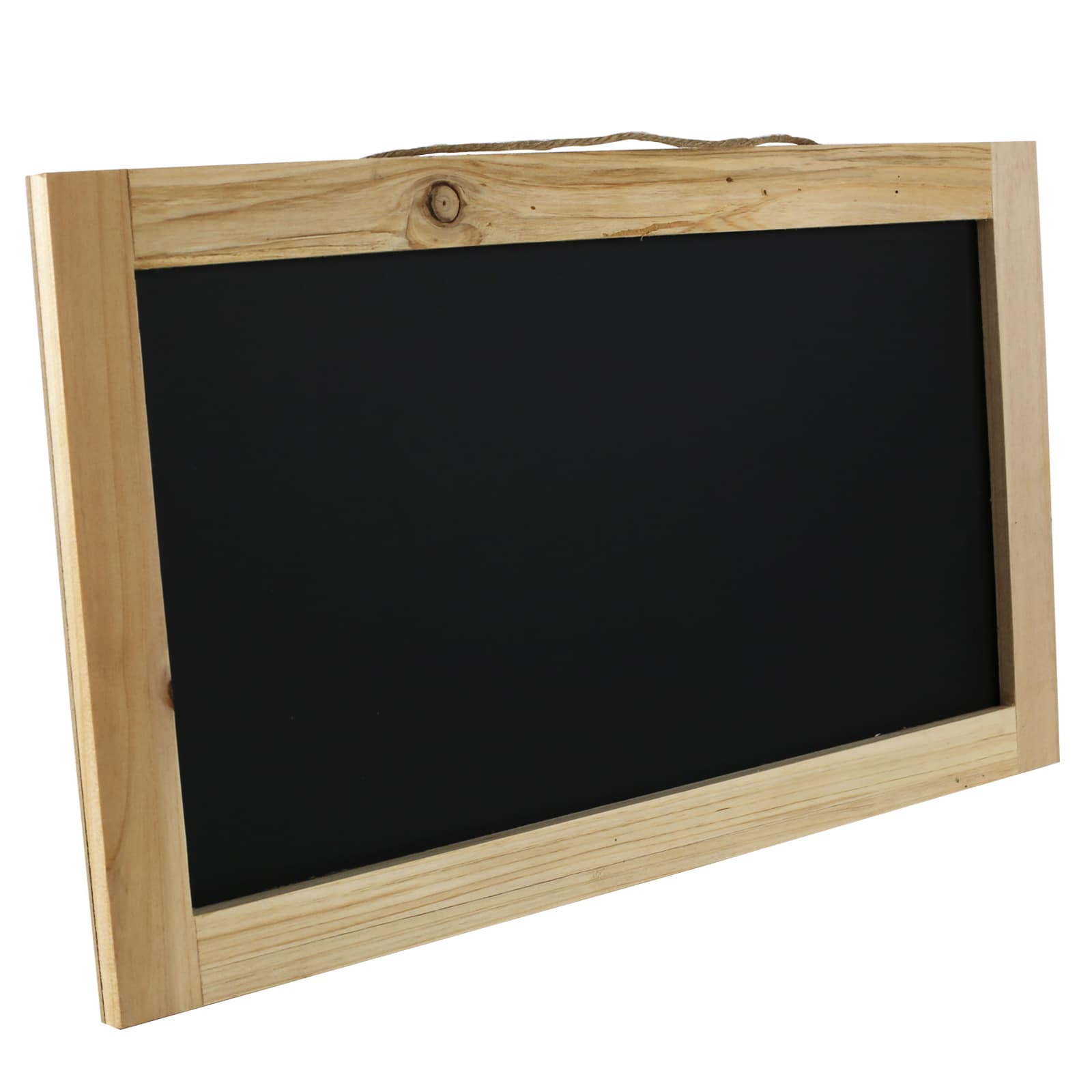 18" x 10" Hanging Chalkboard Plaque with Wood Frame by Make Market®