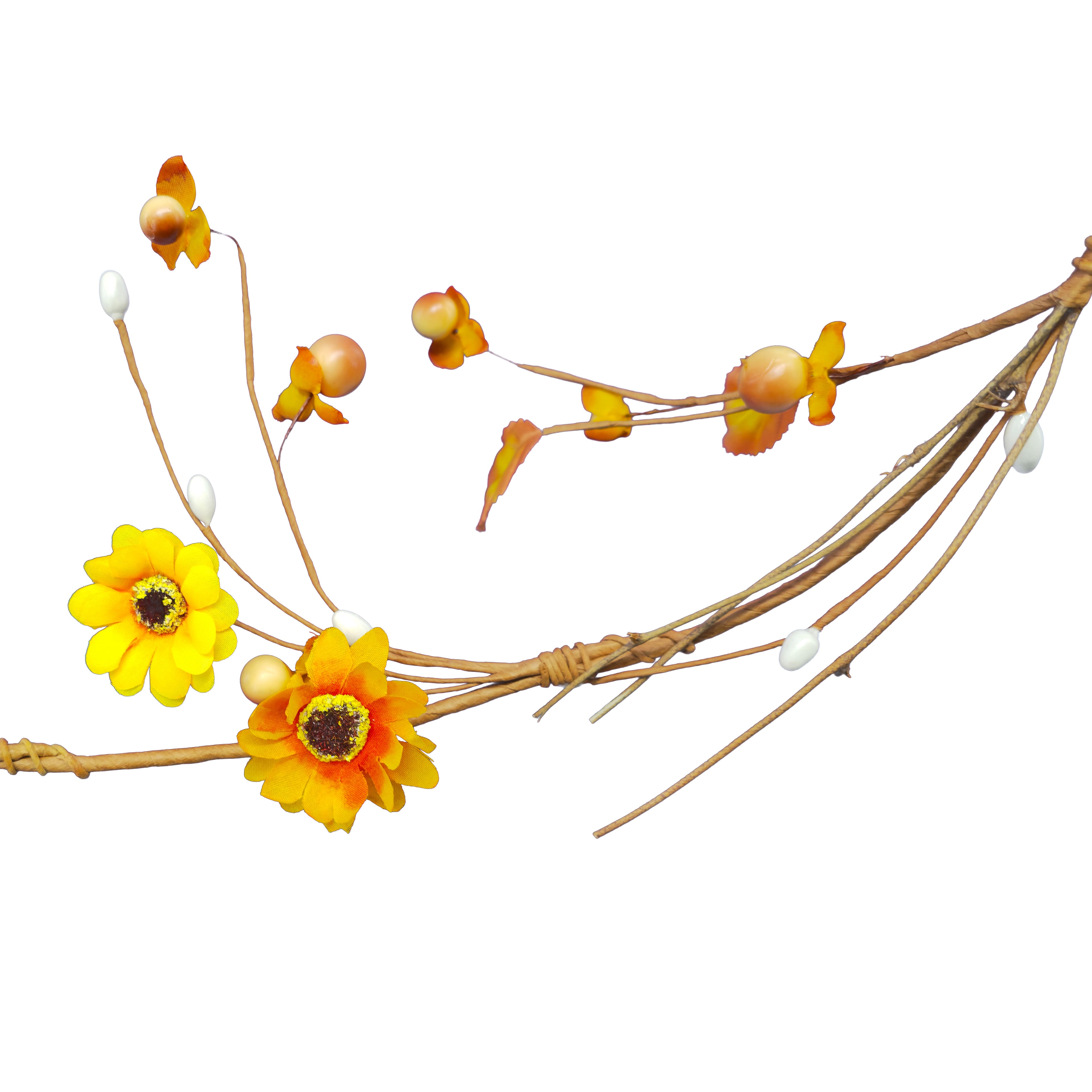 5ft. Yellow Daisy & Pips Coiled Garland by Ashland®