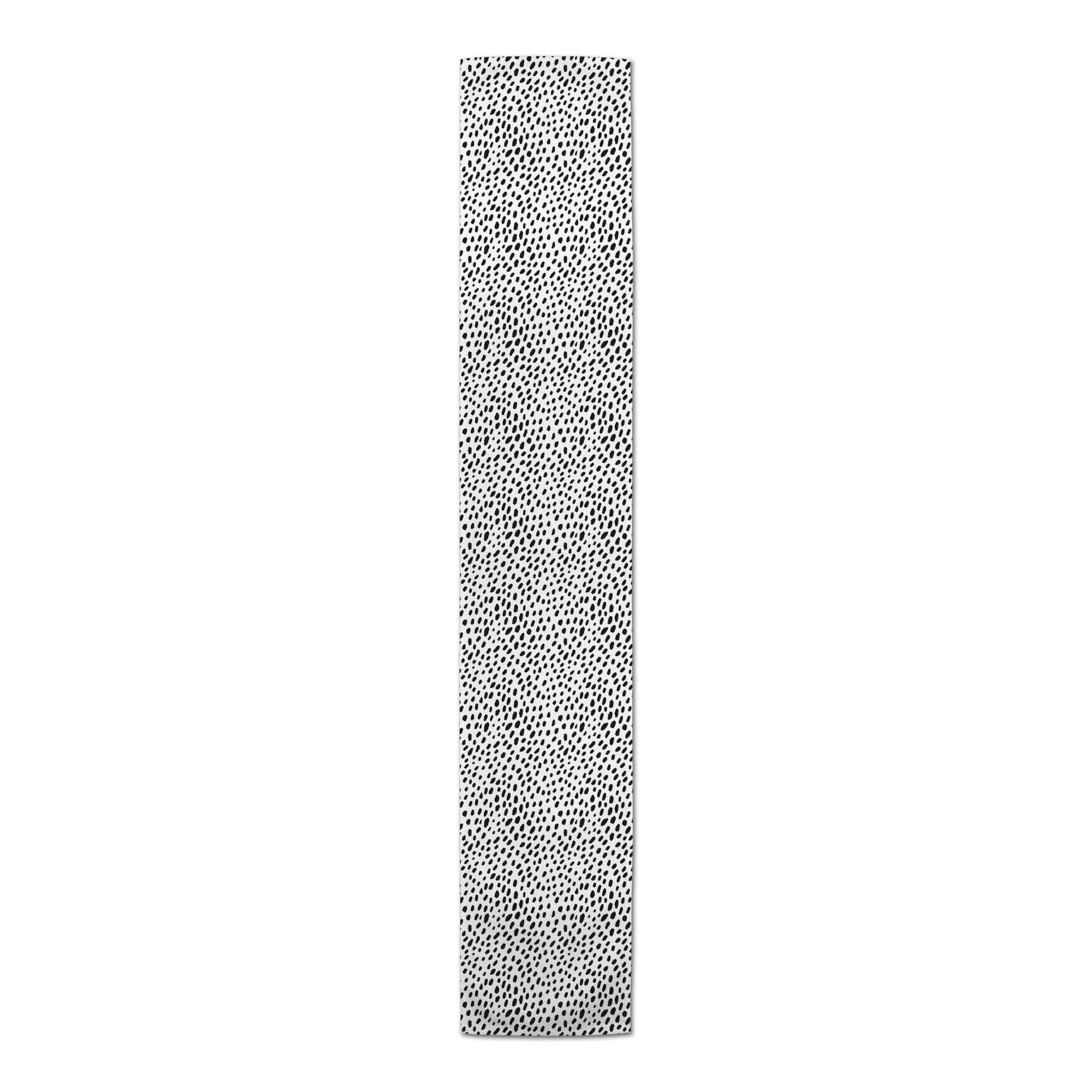 Monochromatic Spot Pattern 16" x 72" Cotton Twill Runner