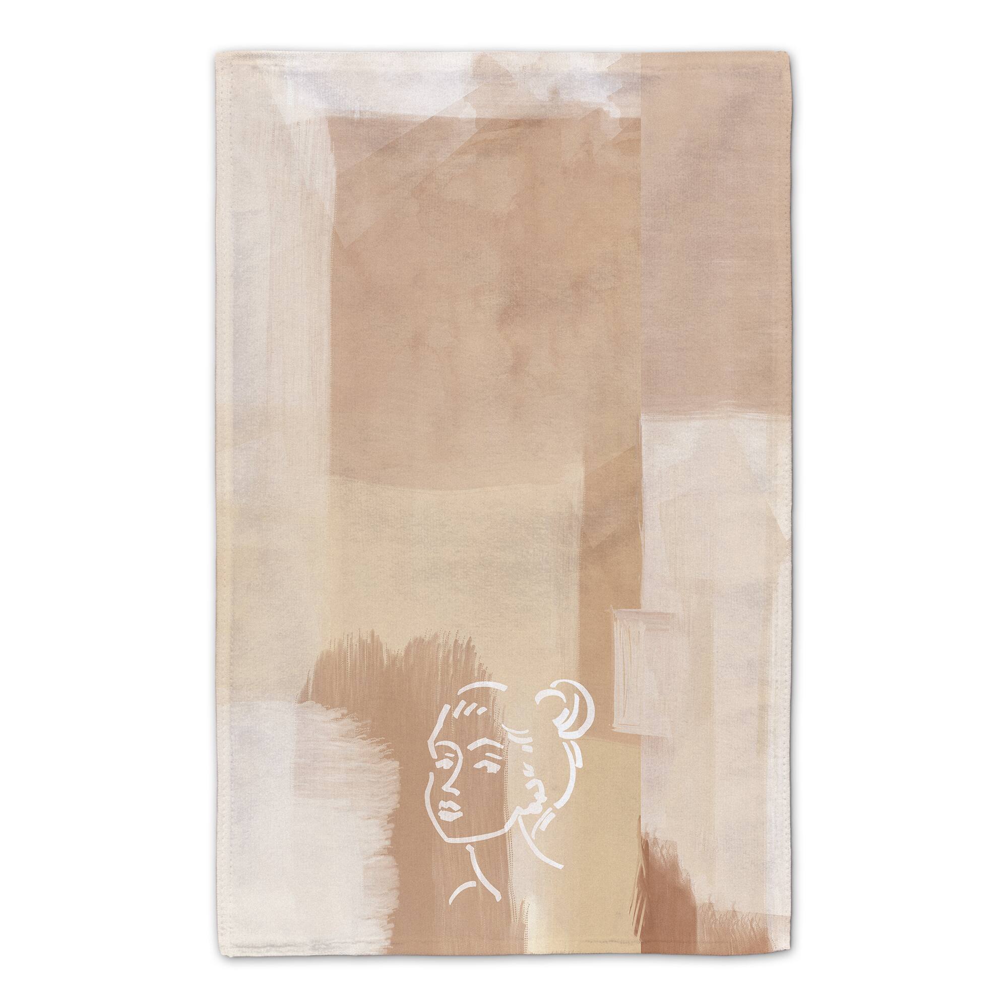 Neutral Desert Girl Towel Set