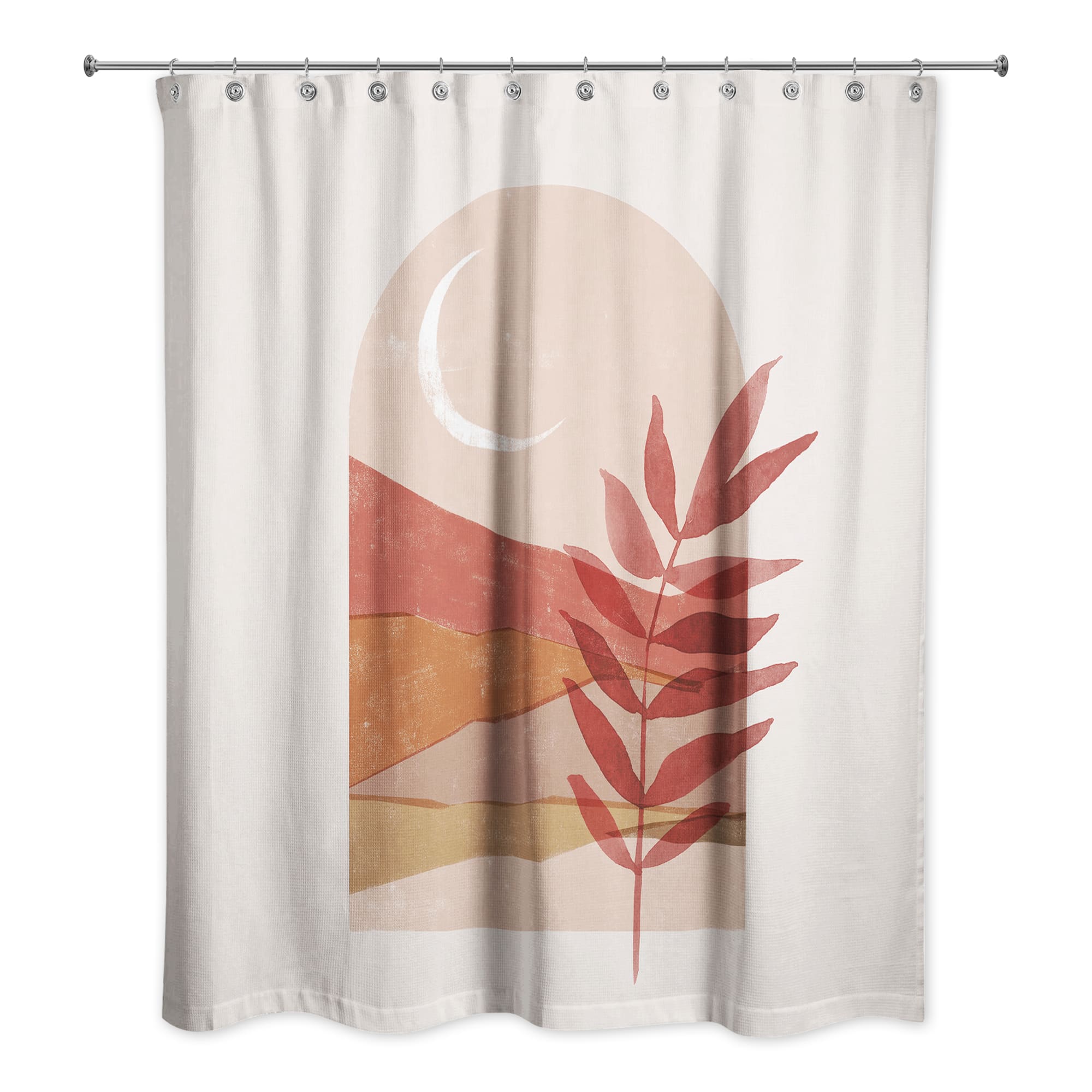 Warm Picture Window Shower Curtain