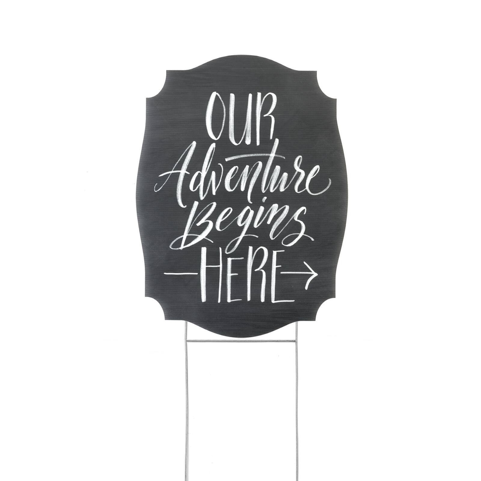 Hortense B. Hewitt Co.™ Our Adventure Begins Yard Sign