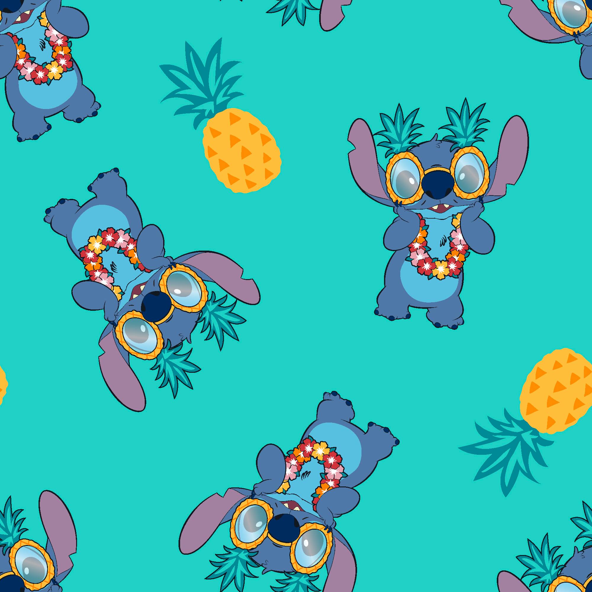 Springs Creative Disney® Stitch Pineapple Cotton Fabric