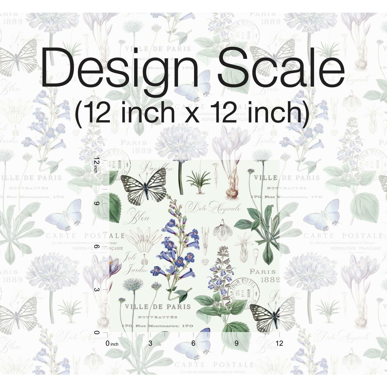 RoomMates Butterfly Botanical Peel & Stick Wallpaper