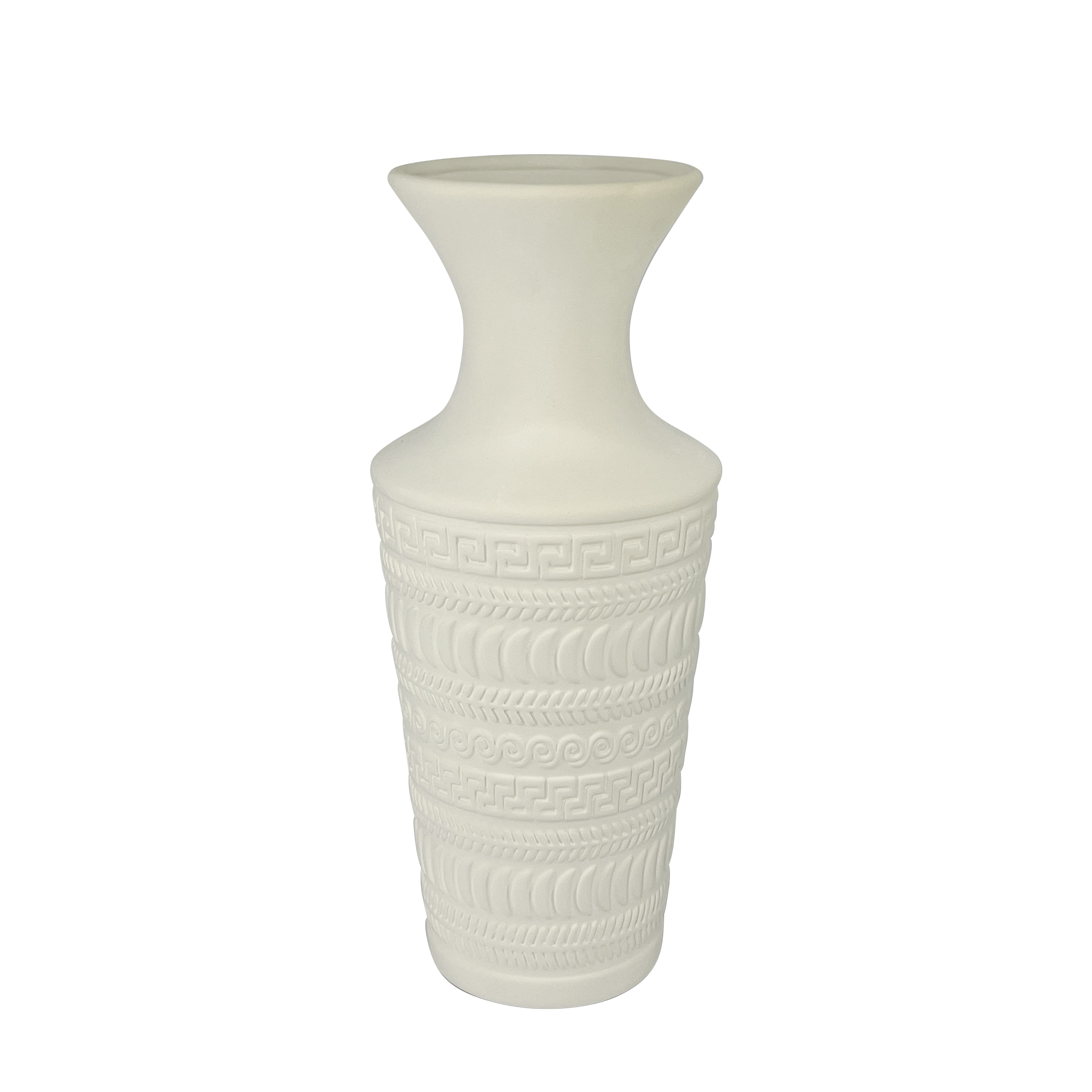 Jonathan Adler x Michaels 14.25" DIY Embossed Greek Key Ceramic Cuff Vase