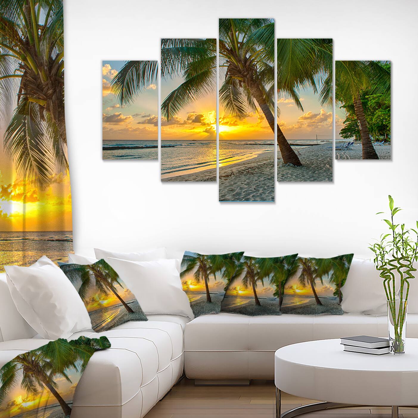 Designart - Beach in Caribbean Island of Barbados
