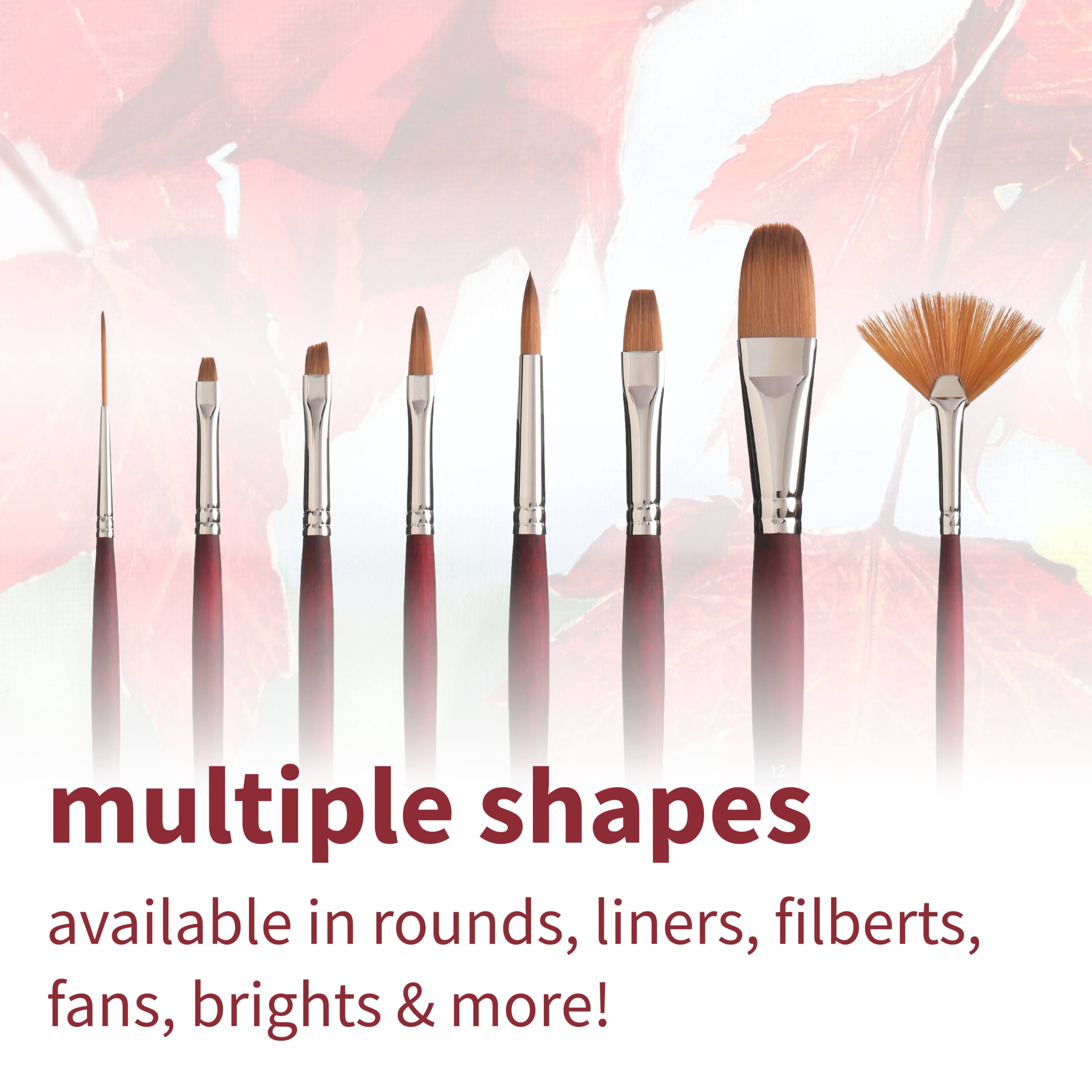 Princeton™ Velvetouch™ 1/4" Mixed Media Short Handle Mini Dagger Striper Brush