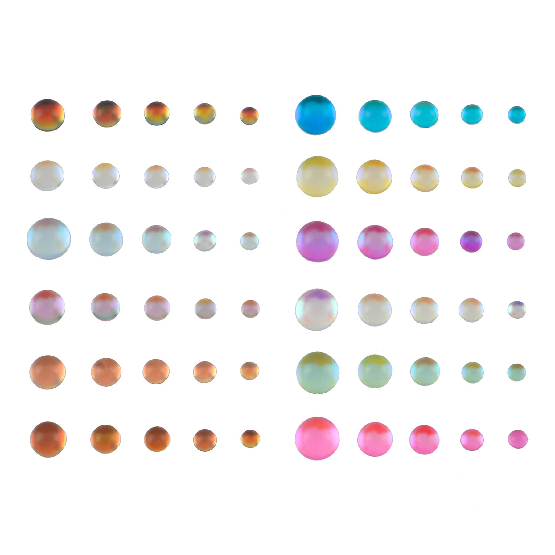 Rainbow AB Glass Flatback Rhinestones Mix by Bead Landing™