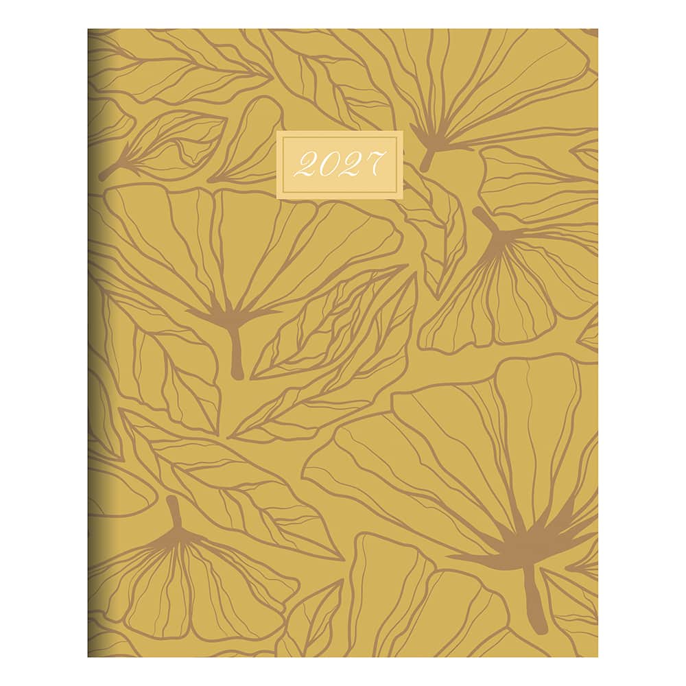 2027 Goldenrod Medium Monthly Planner