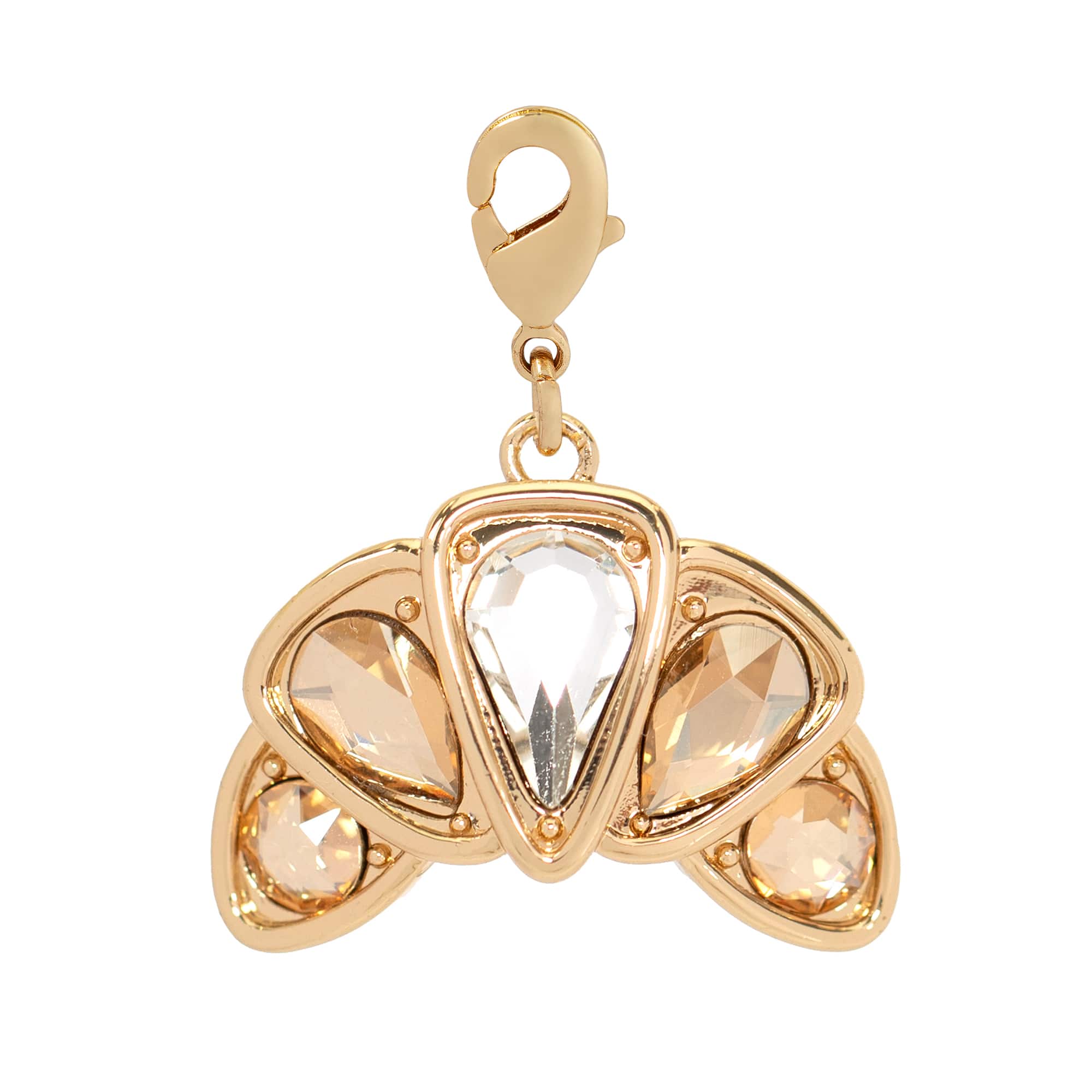 Croissant Austrian Crystal Charm by Bead Landing™