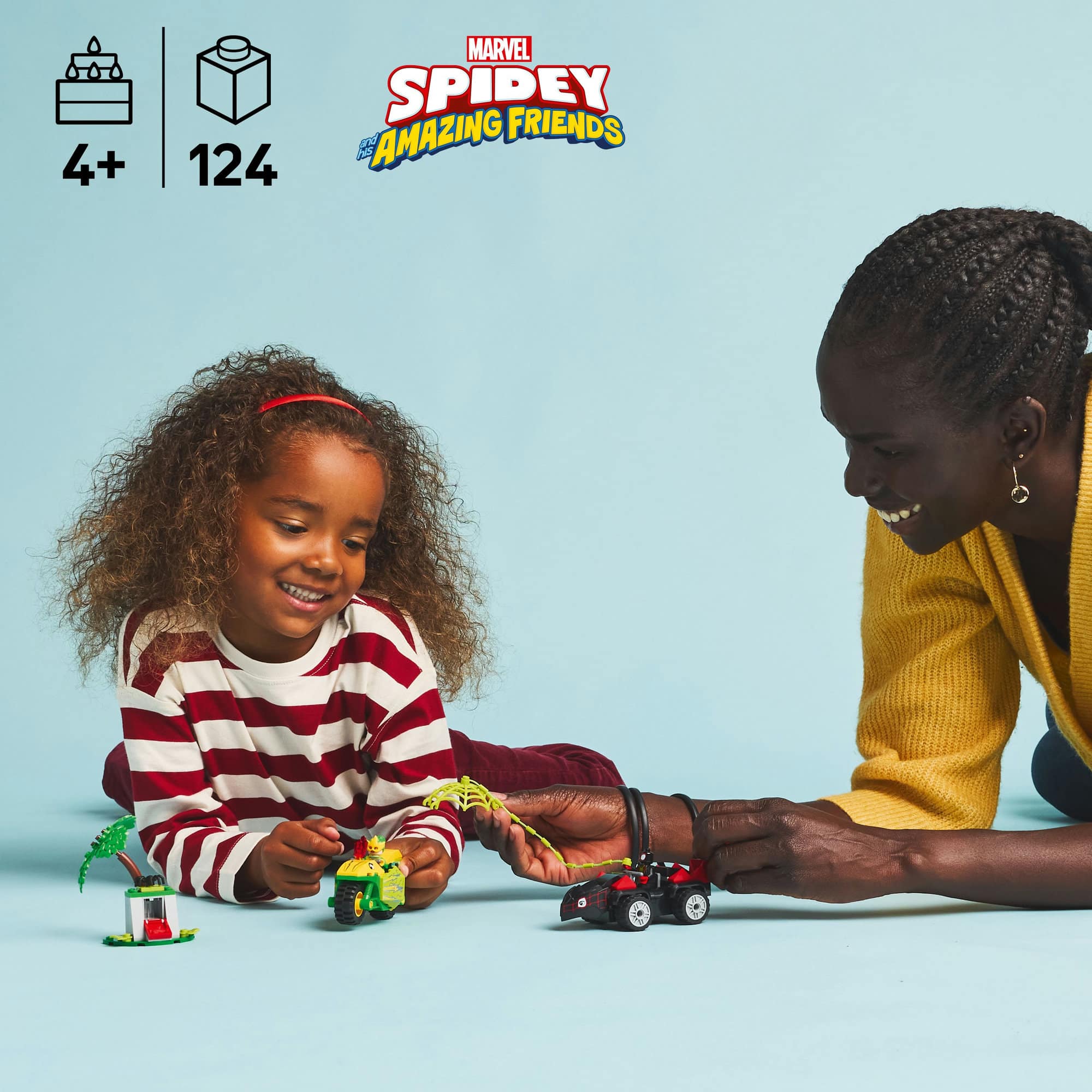 LEGO® Marvel Spidey And His Amazing Friends Spin and Electro Dinosaur Vehicle Chase 11198