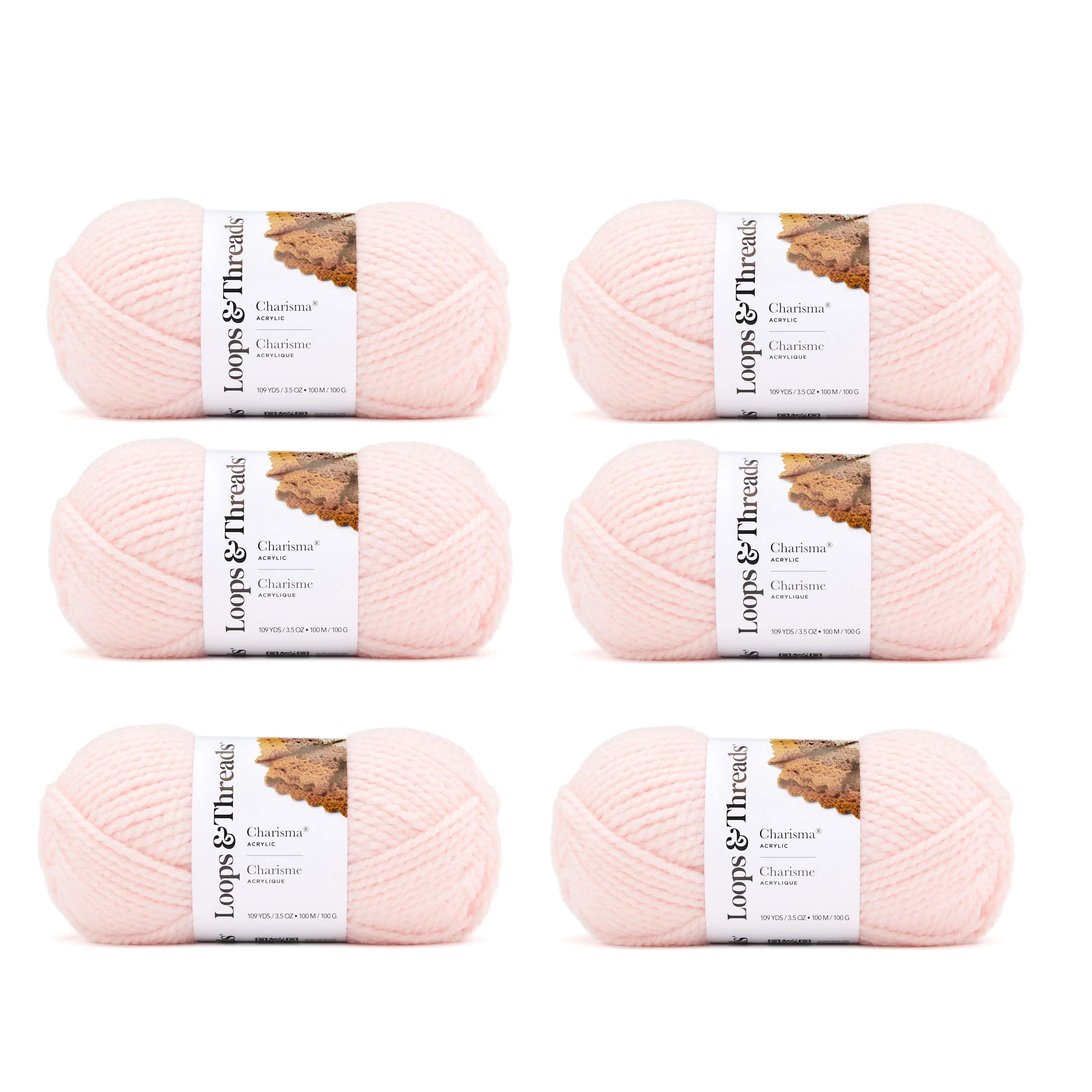6 Pack: Charisma™ Sorbet™ Yarn by Loops & Threads®