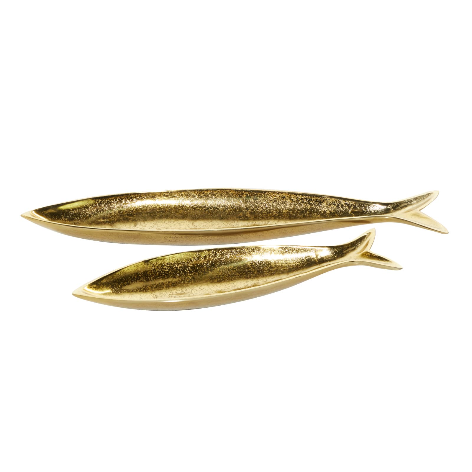 CosmoLiving by Cosmopolitan Aluminum Fish Tray Set