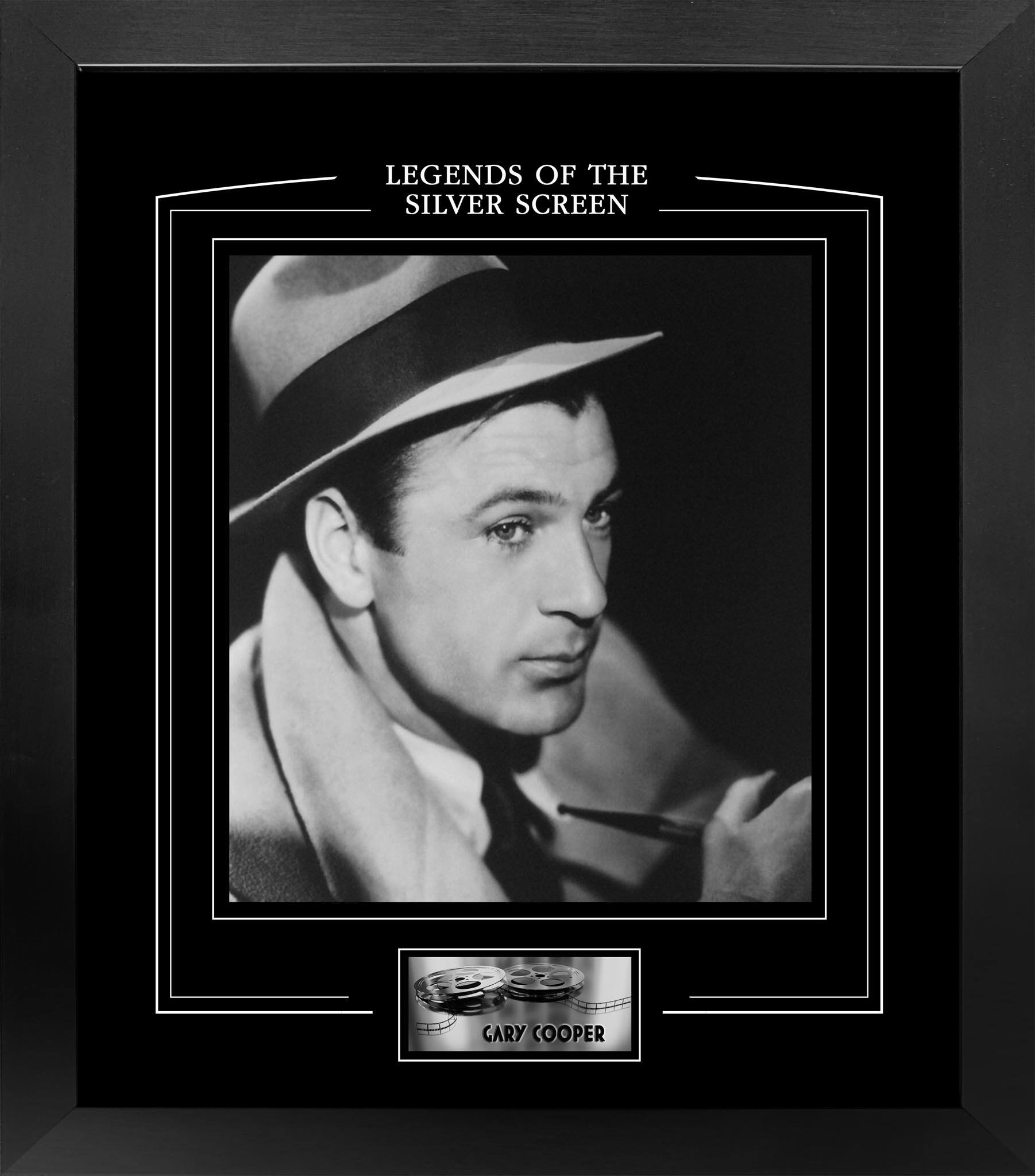 Gary Cooper Framed PhotoGlass Print 15" x 17"