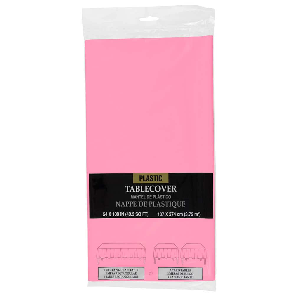 JAM Paper 108" Rectangular Plastic Table Cover