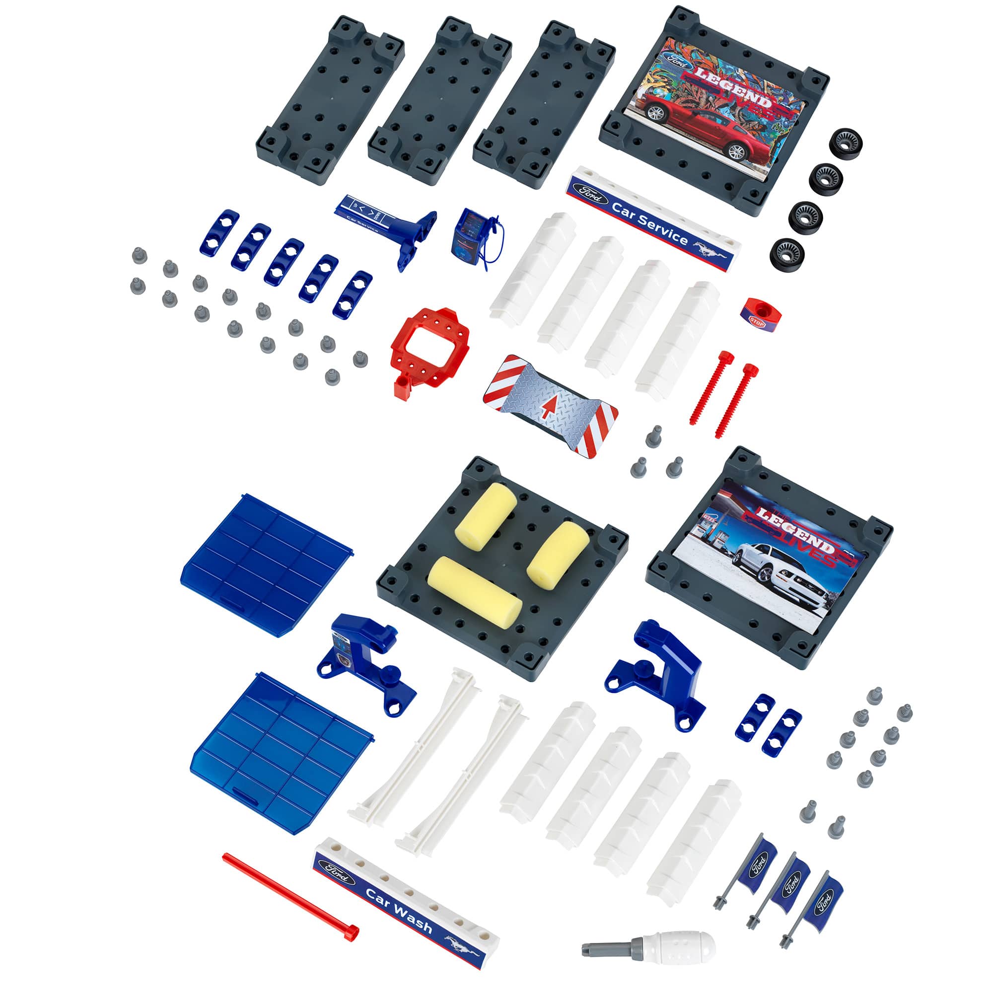 Theo Klein Ford® Service Station Playset with 2019 Ford Mustang