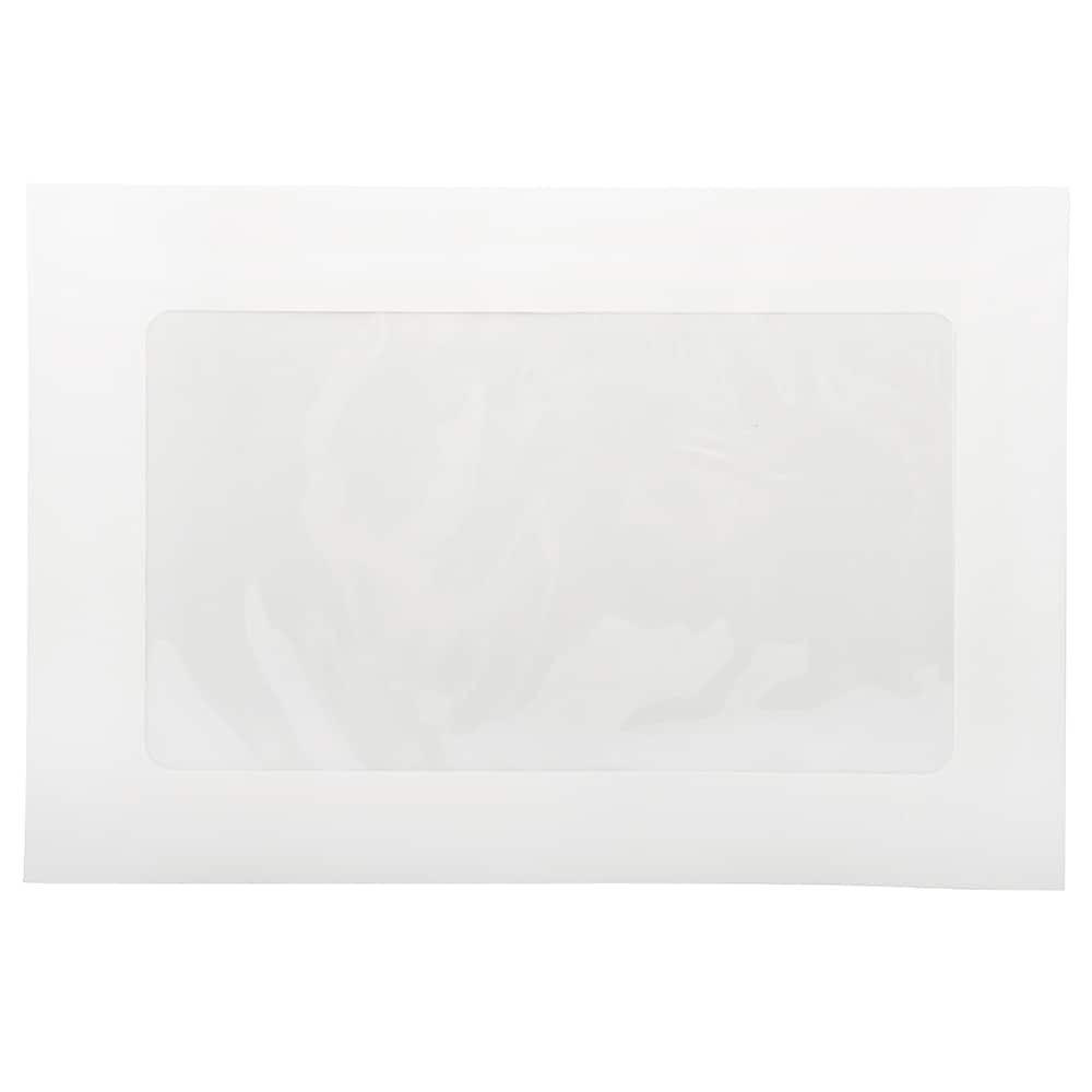 JAM Paper 6" x 9" White Window Display Commercial Envelopes