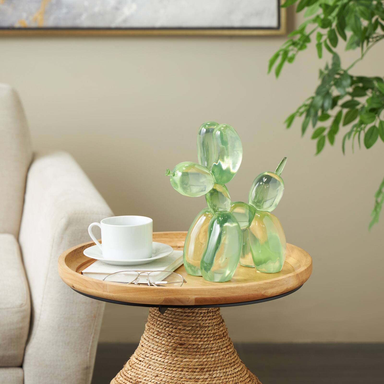 10" Tinted Balloon Dog Sculpture