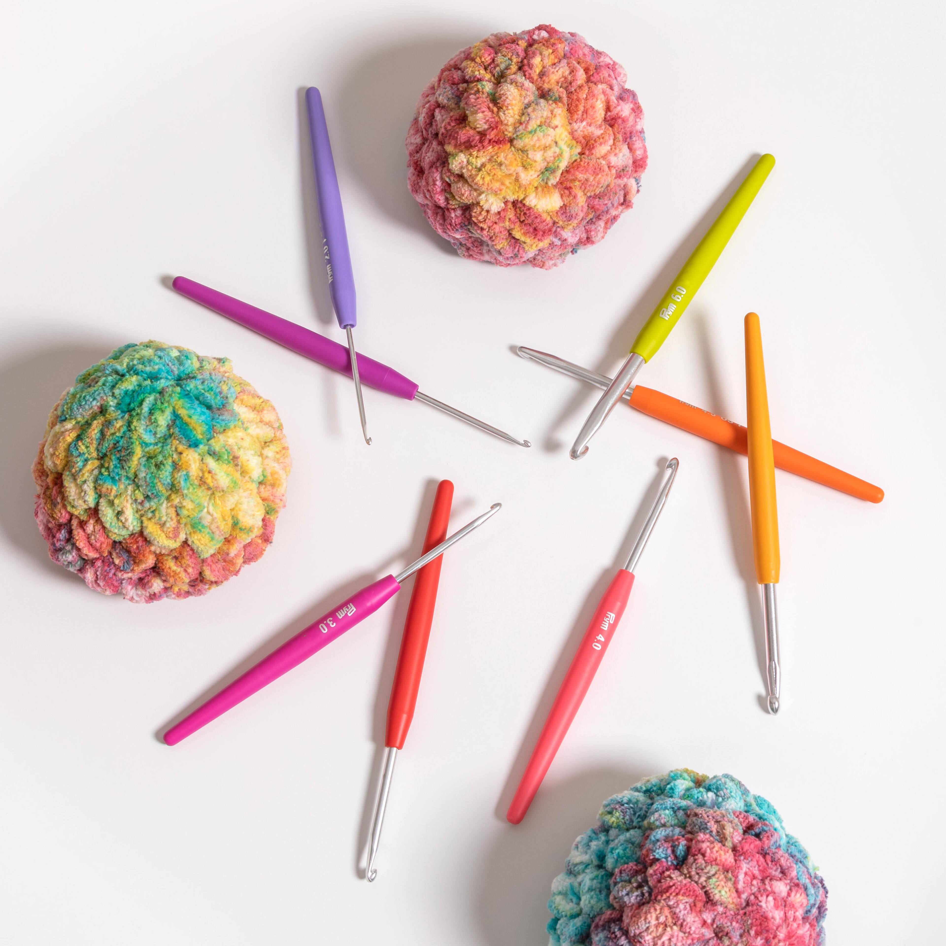 Prym® Soft Grip Aluminum Crochet Hook Set, A-J