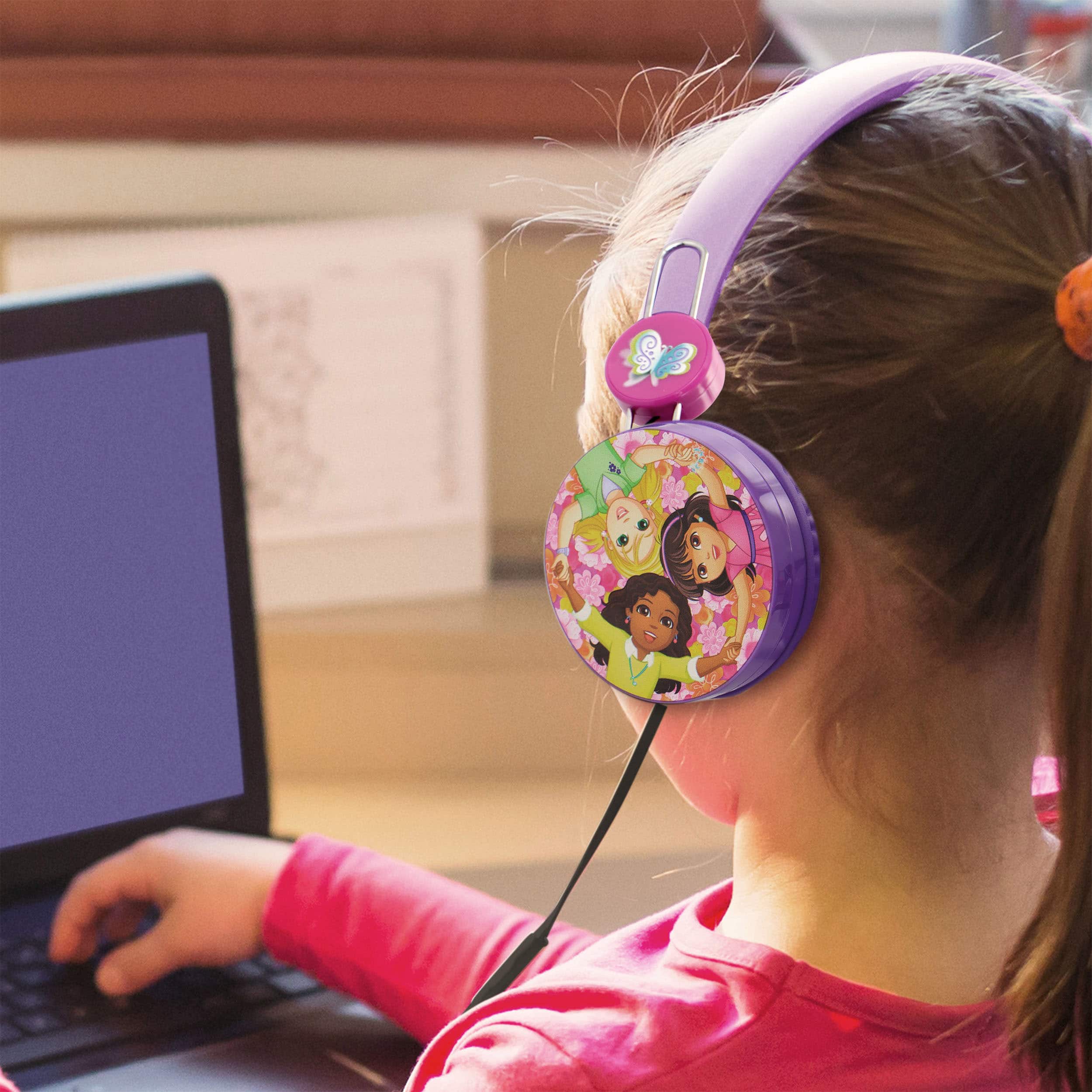 Dora and Friends Kid-Safe Over The Ear Headphones